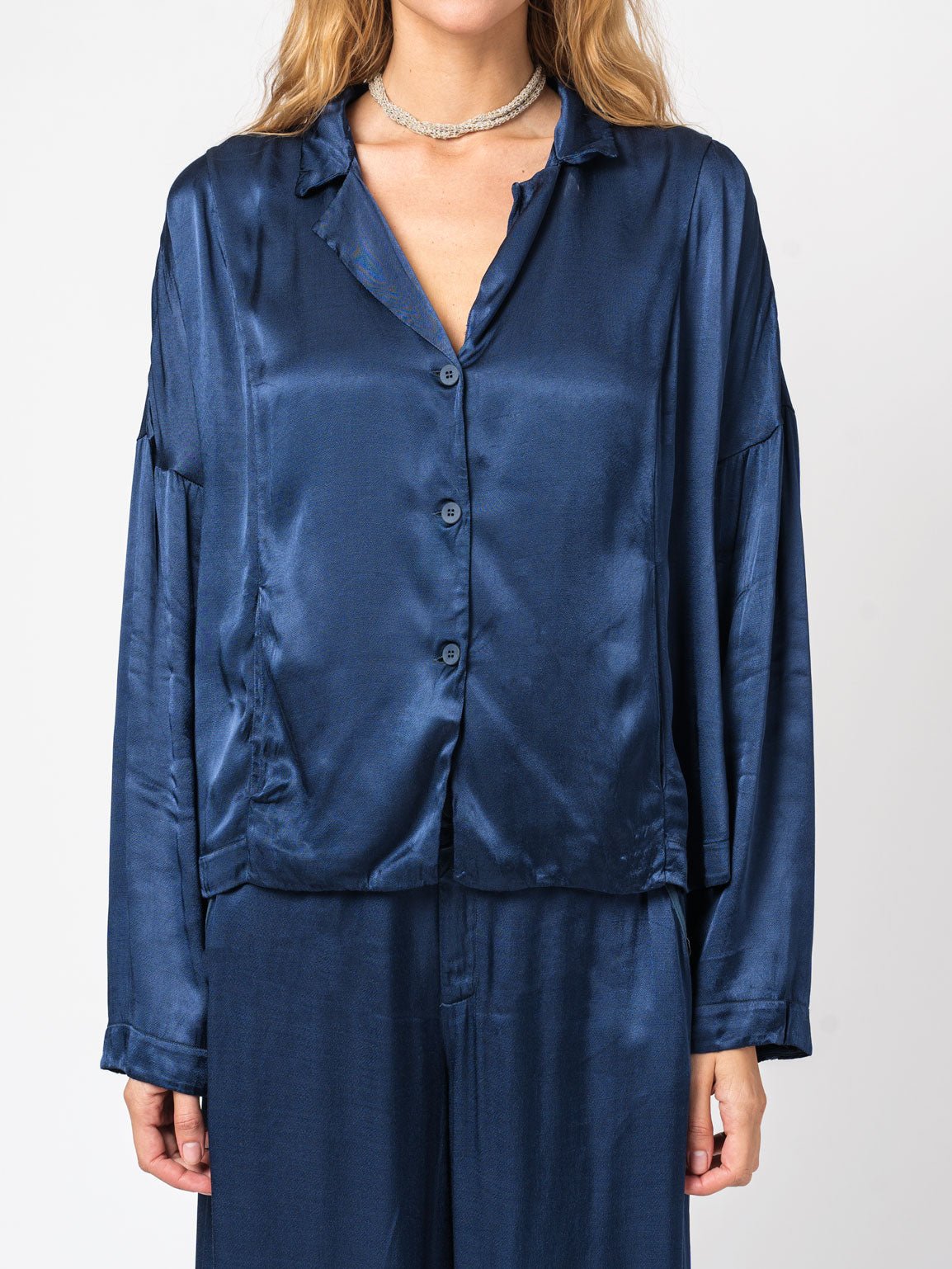 Button - Up Blouse - by TANDEM