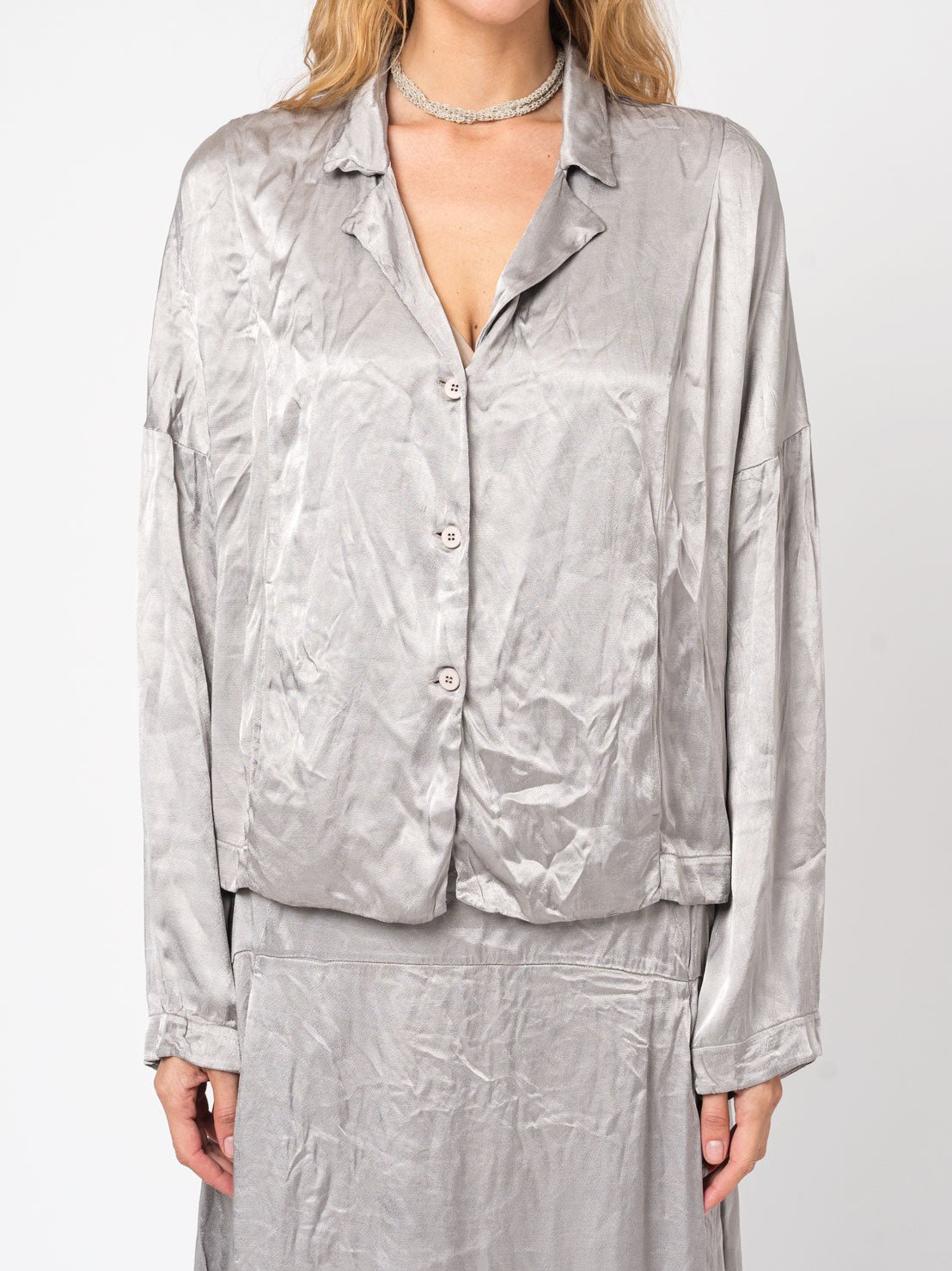 Button - Up Blouse - by TANDEM