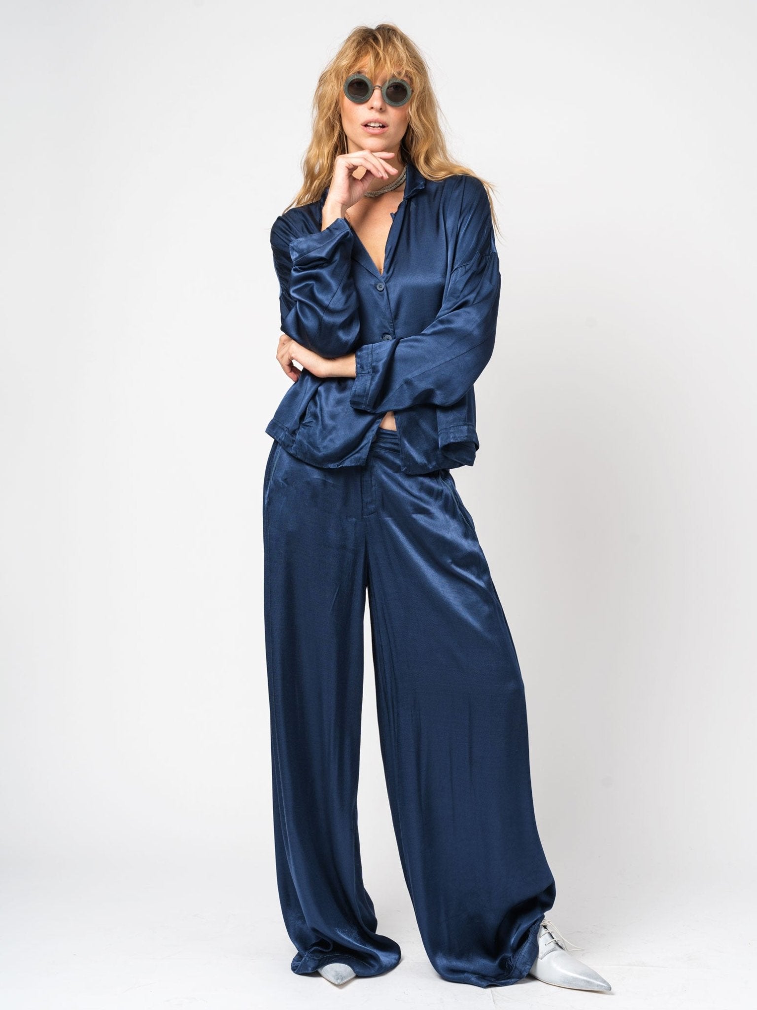 Button - Up Blouse - by TANDEM