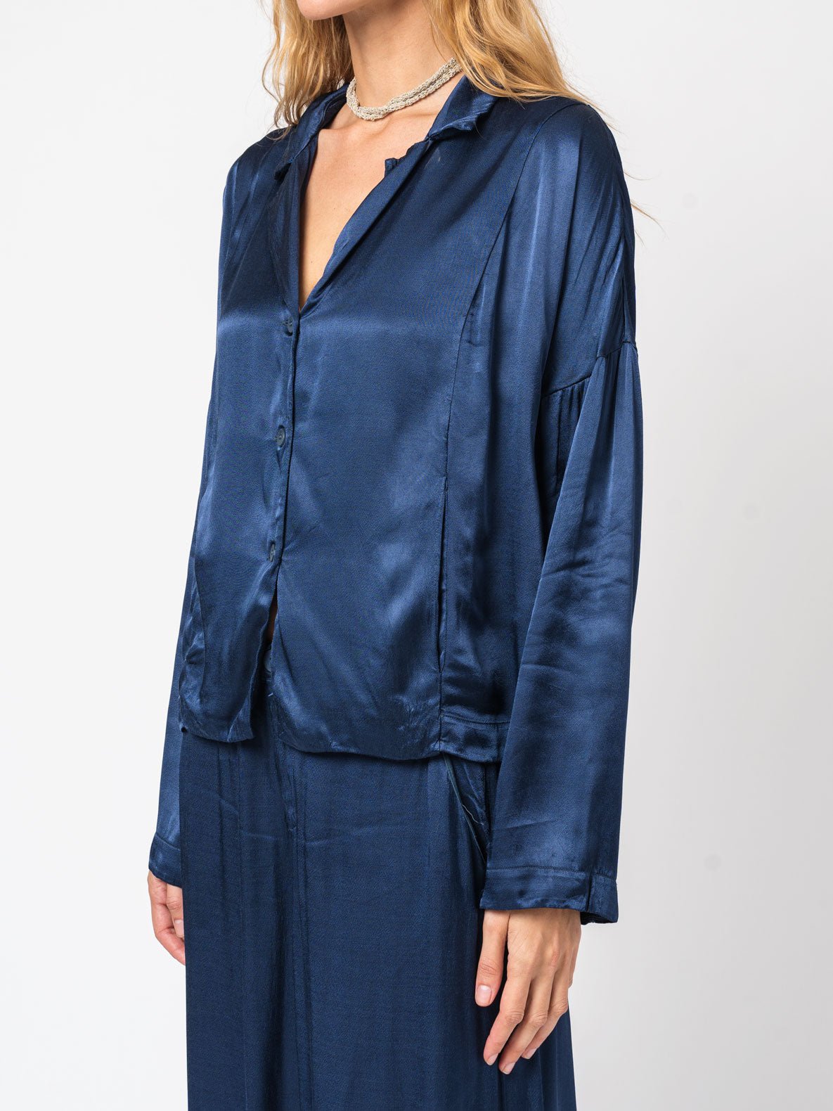 Button - Up Blouse - by TANDEM