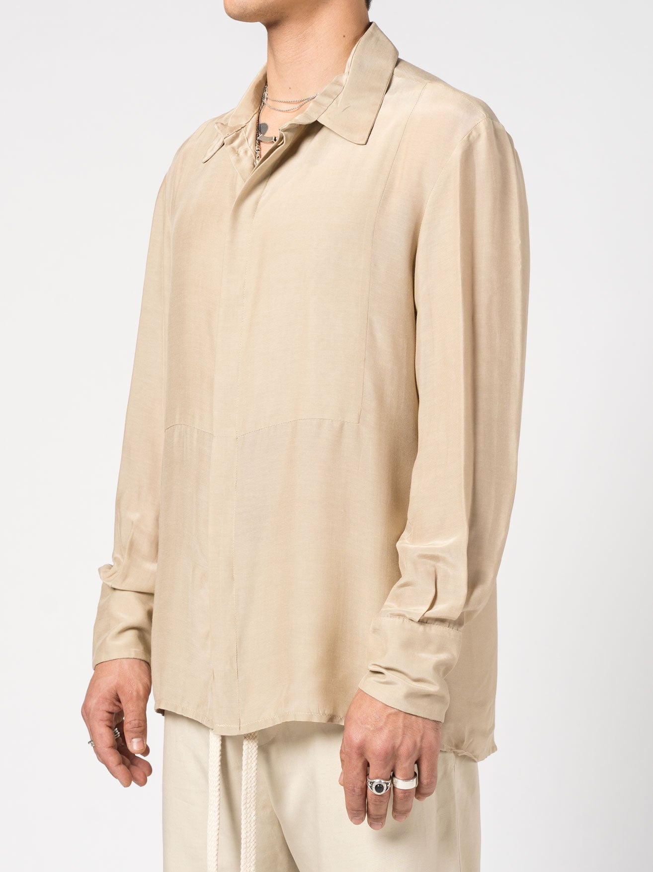 Button - Up Shirt with Concealed Placket - by NOSTRA SANTISSIMA