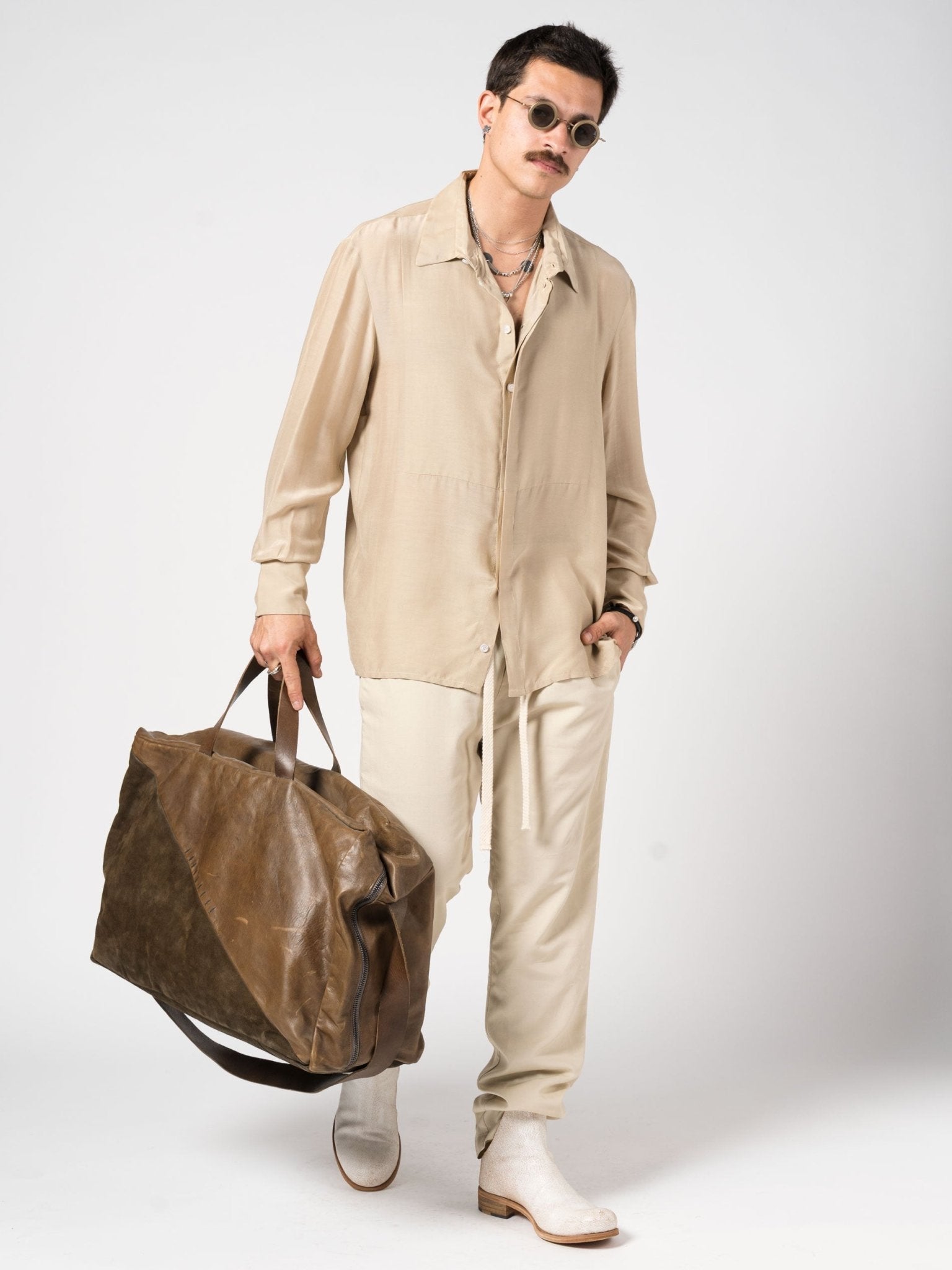 Button - Up Shirt with Concealed Placket - by NOSTRA SANTISSIMA