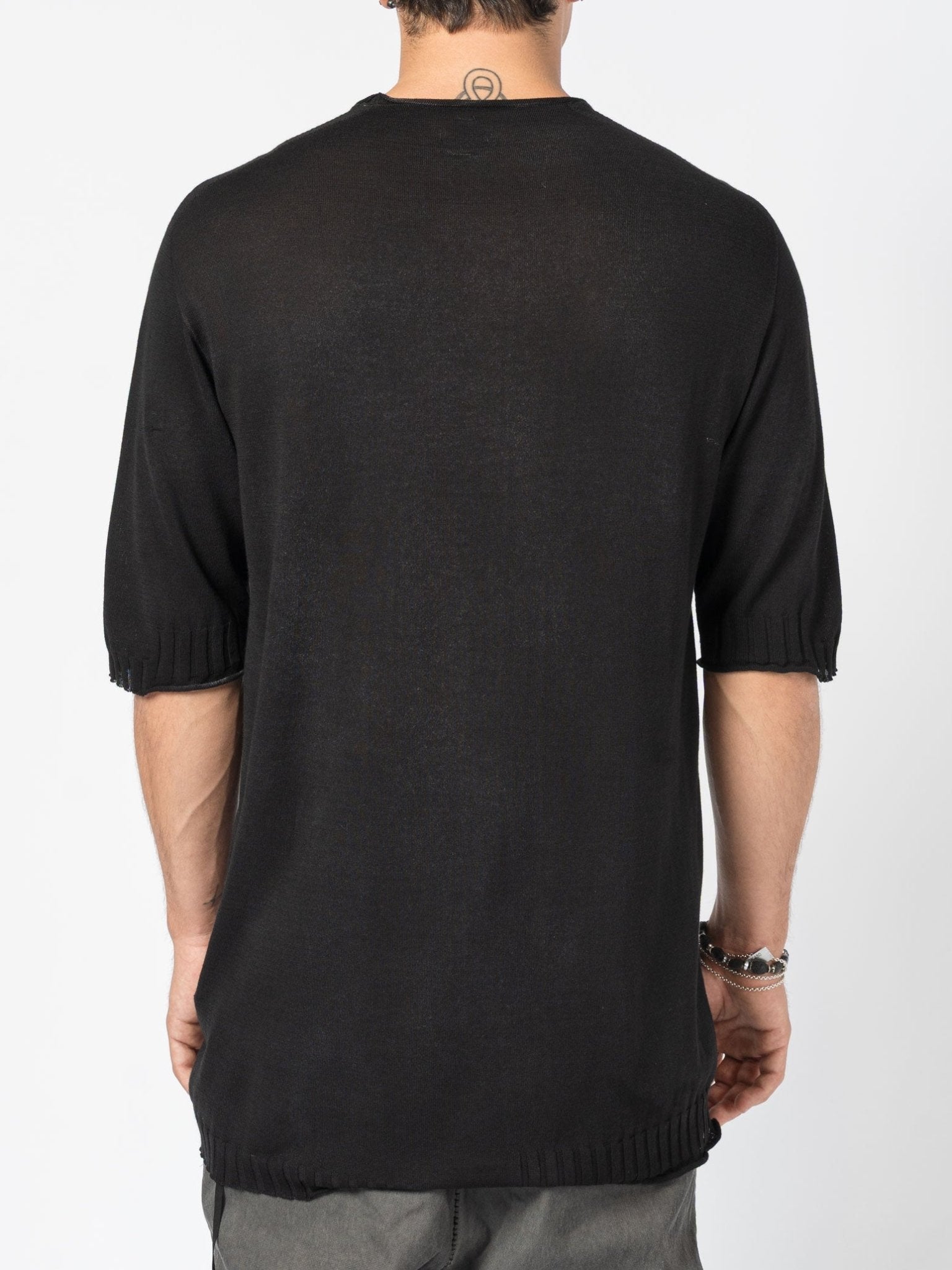 Center Stitch Knit Tee - by MD75