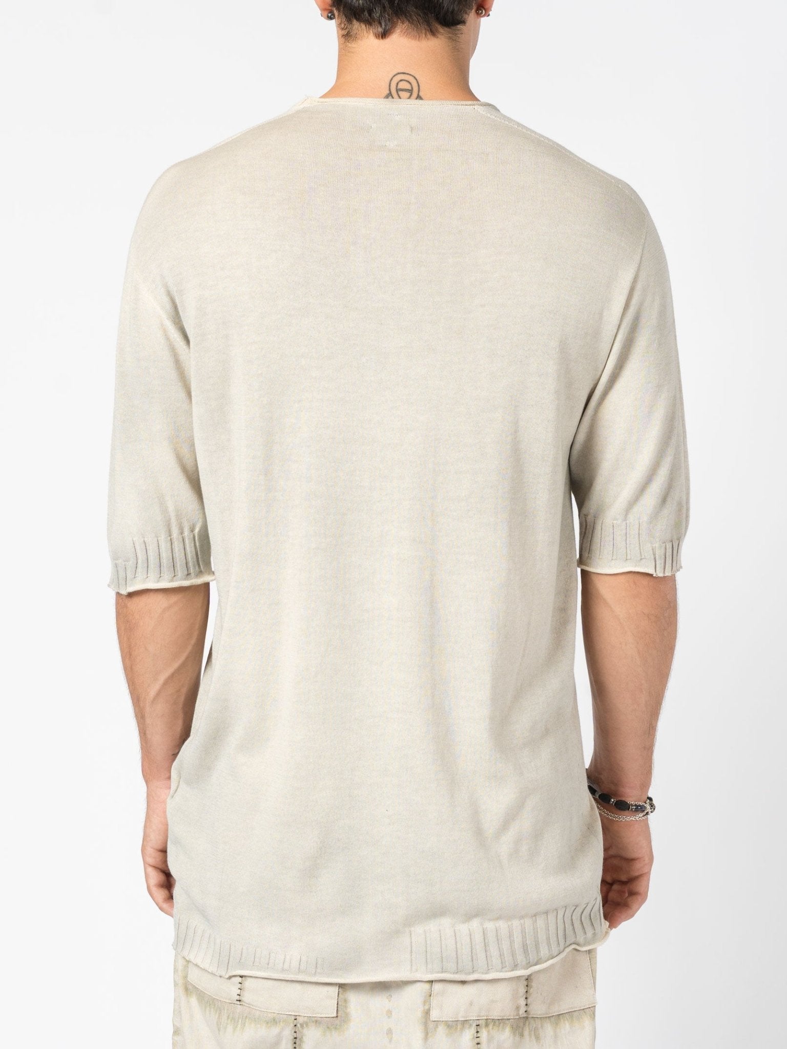 Center Stitch Knit Tee - by MD75