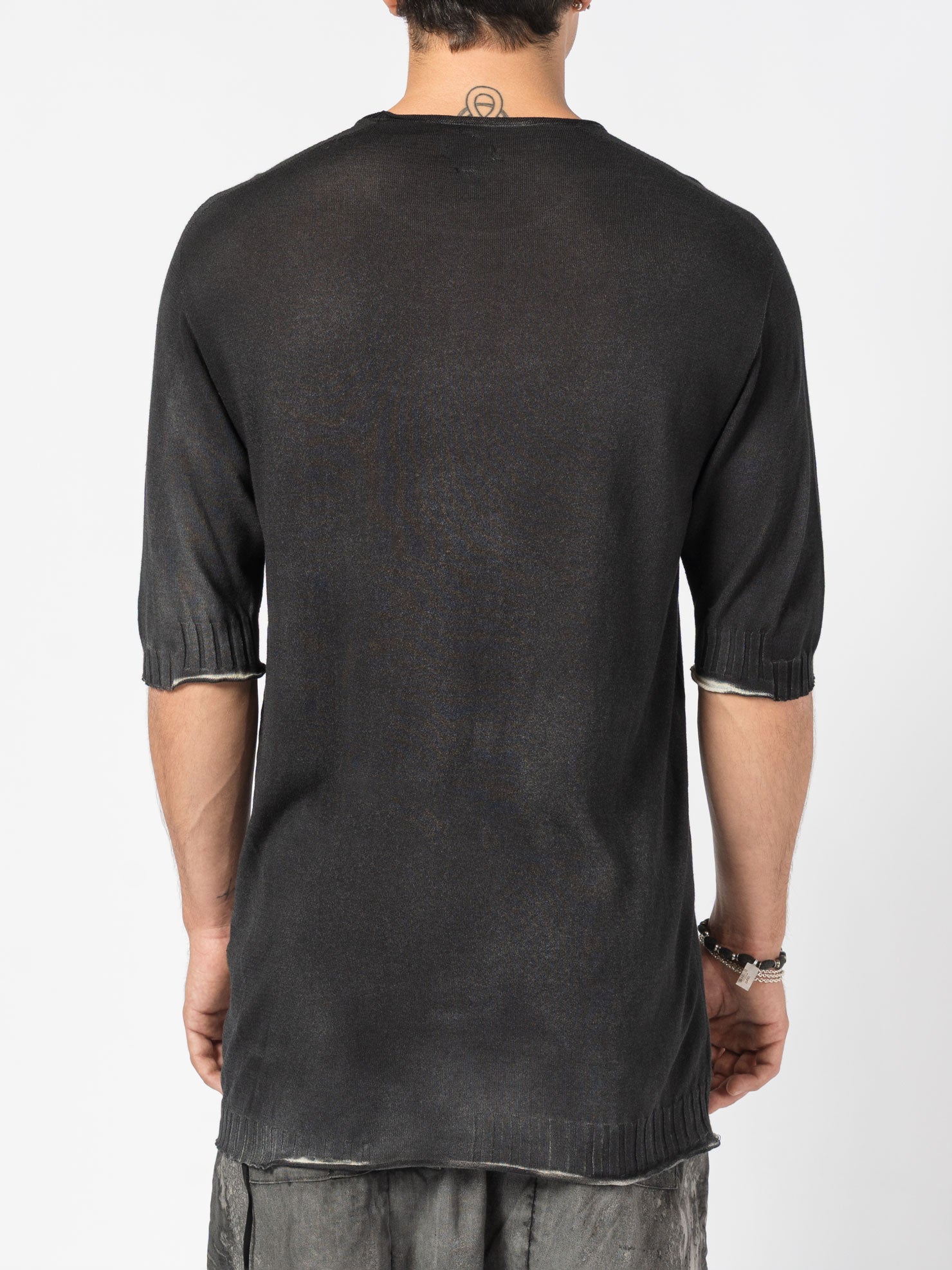 Center Stitch Knit Tee - by MD75