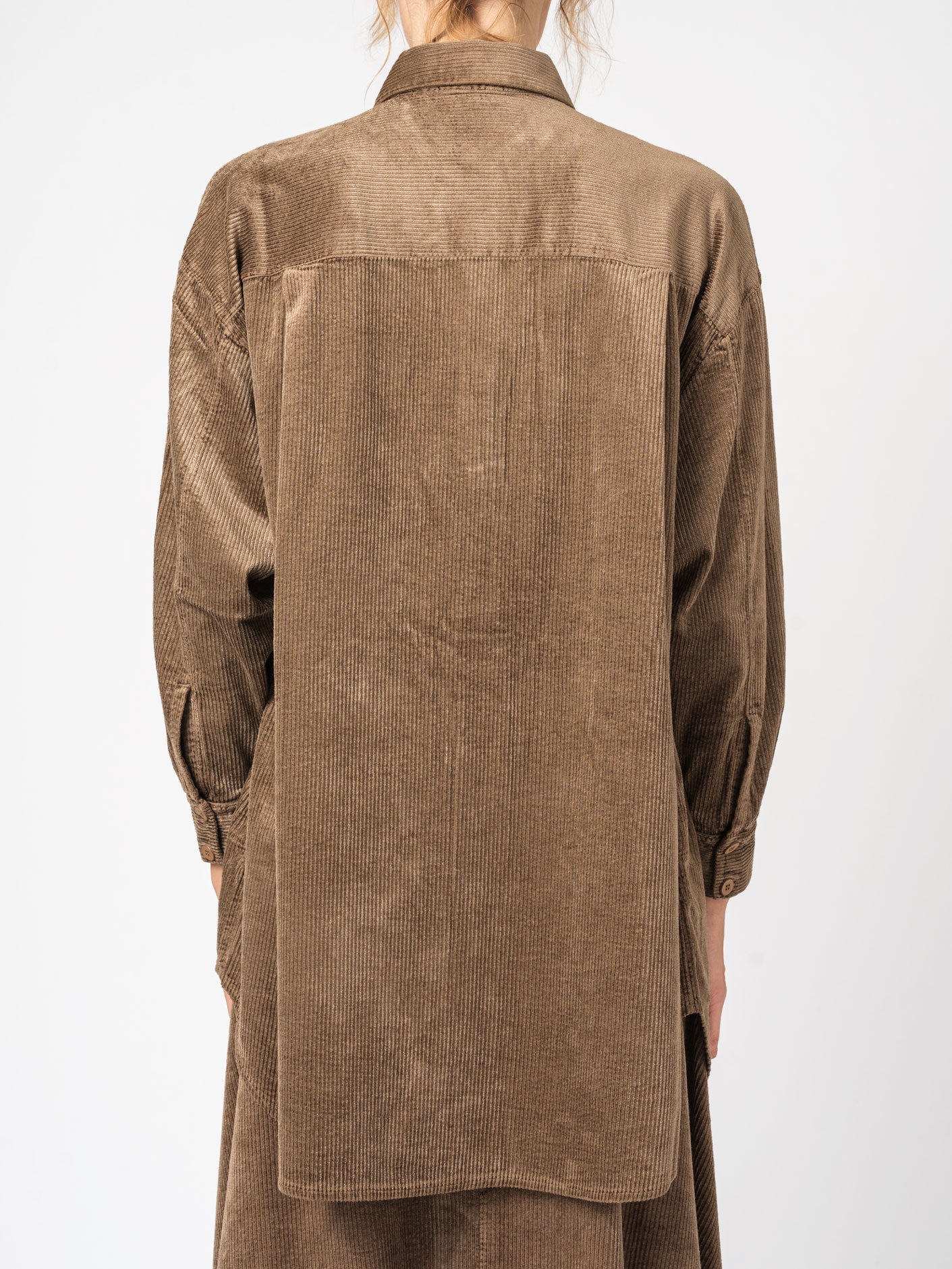 Corduroy long shirt - by TRANSIT