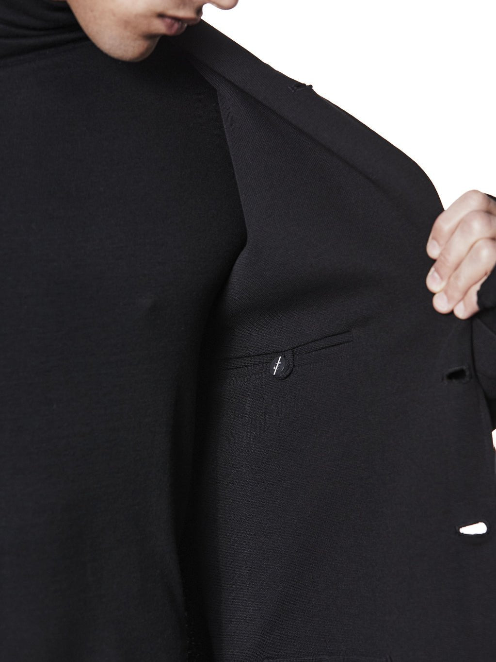 Cotton - Blend Jersey Blazer - by THOM KROM