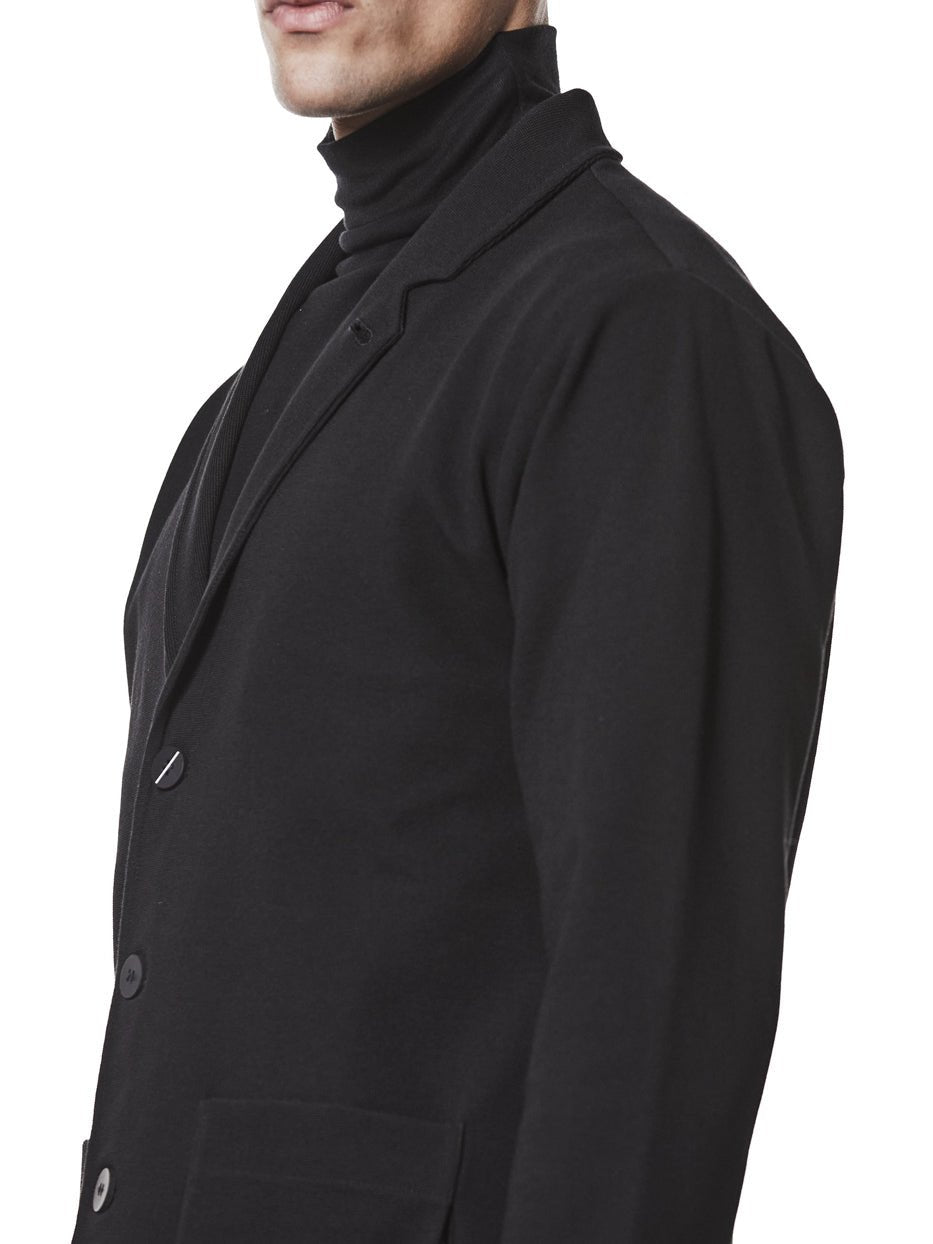 Cotton - Blend Jersey Blazer - by THOM KROM