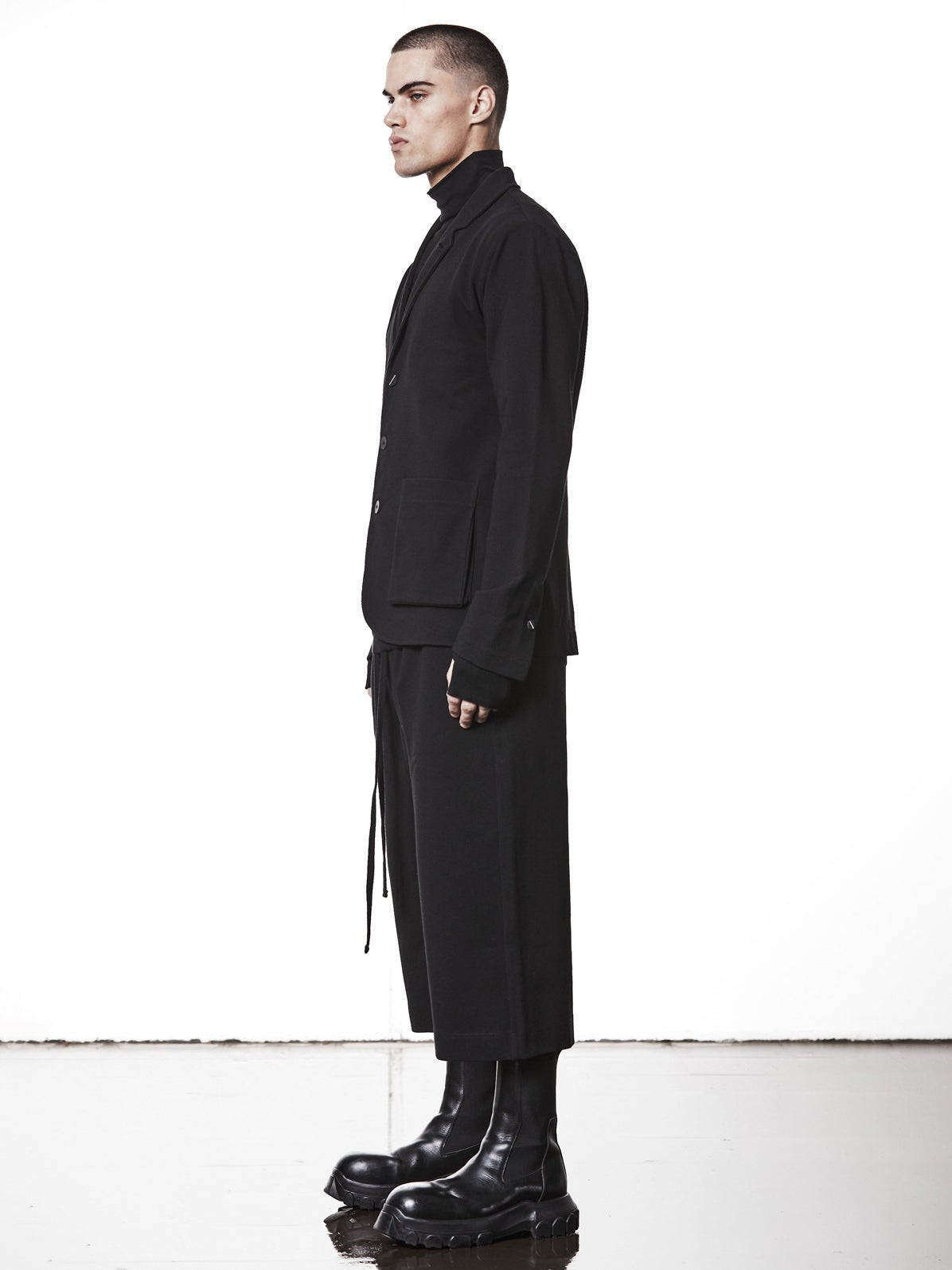 Cotton - Blend Jersey Blazer - by THOM KROM