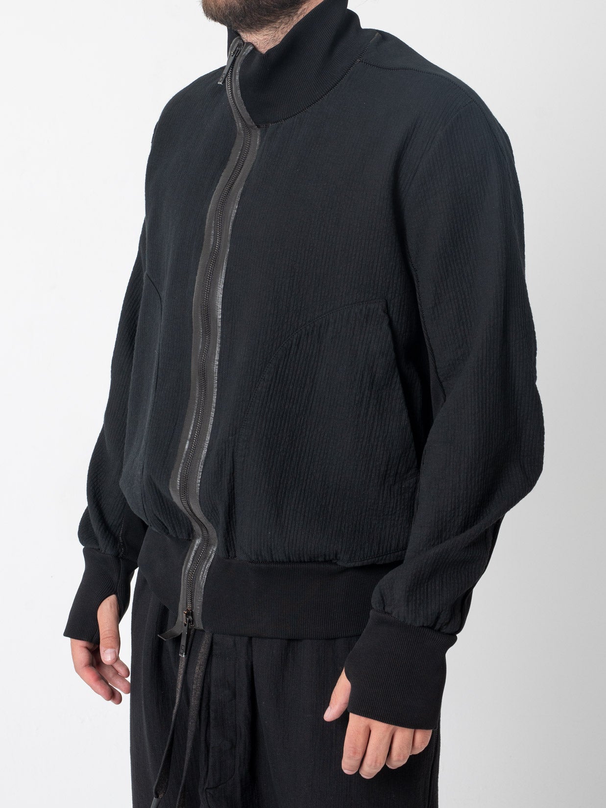 Cotton Bomber Jacket - by ISAAC SELLAM
