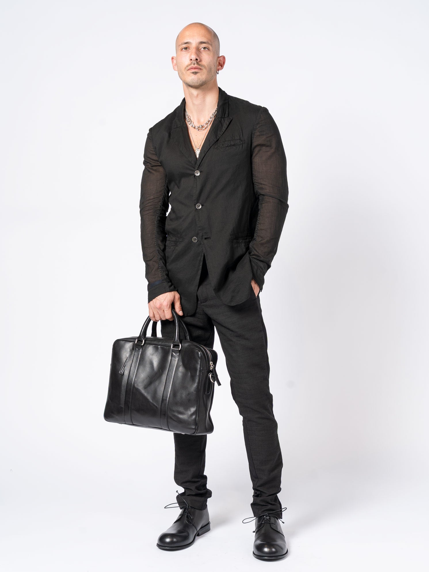 Cotton Tailored Jacket - by MASNADA