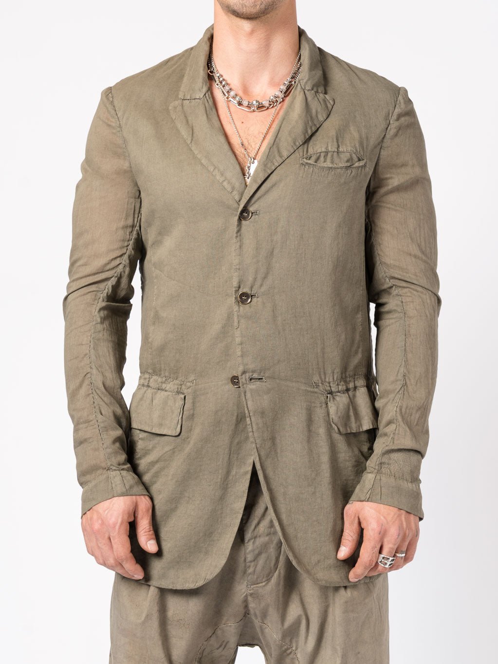 Cotton Tailored Jacket - by MASNADA