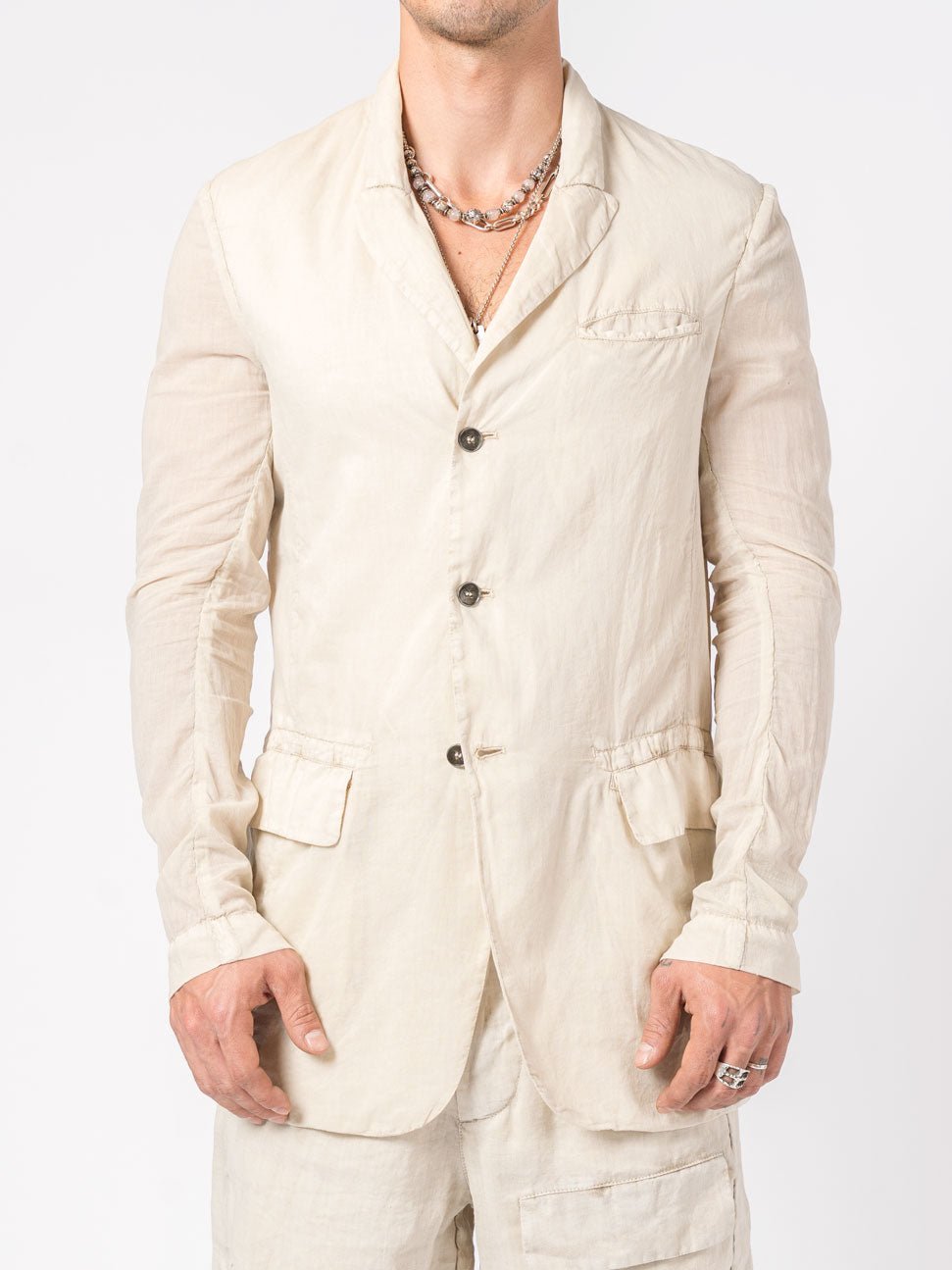 Cotton Tailored Jacket - by MASNADA