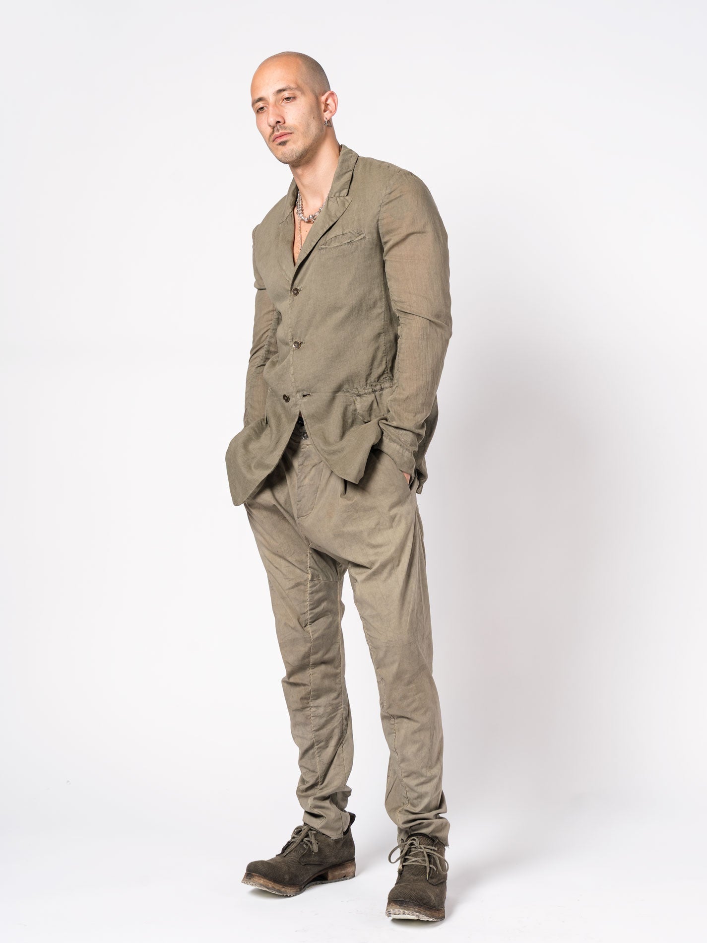 Cotton Tailored Jacket - by MASNADA