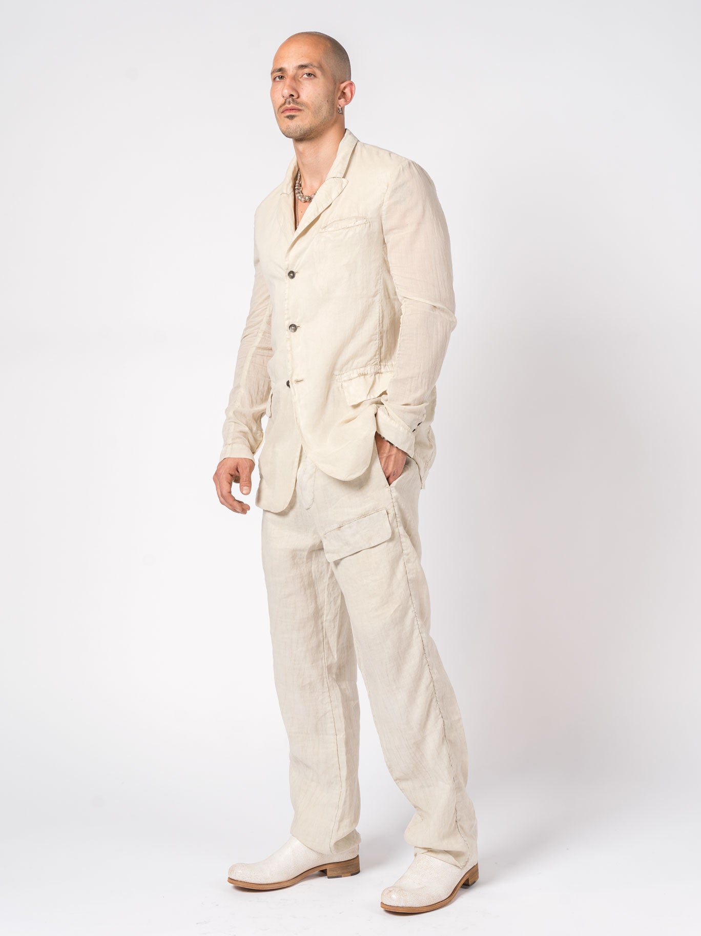 Cotton Tailored Jacket - by MASNADA