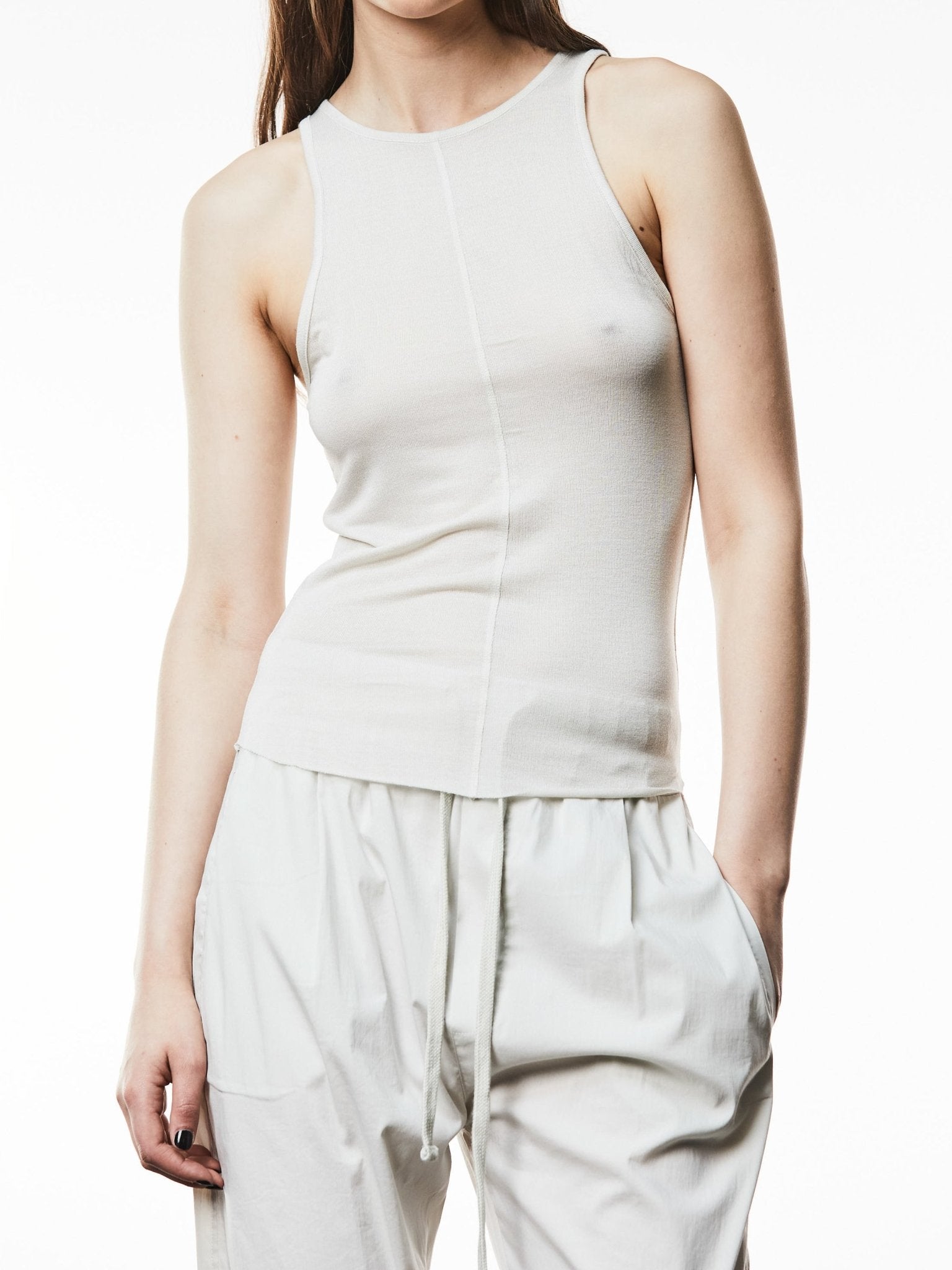 Crew Neck Tank Top - by THOM KROM