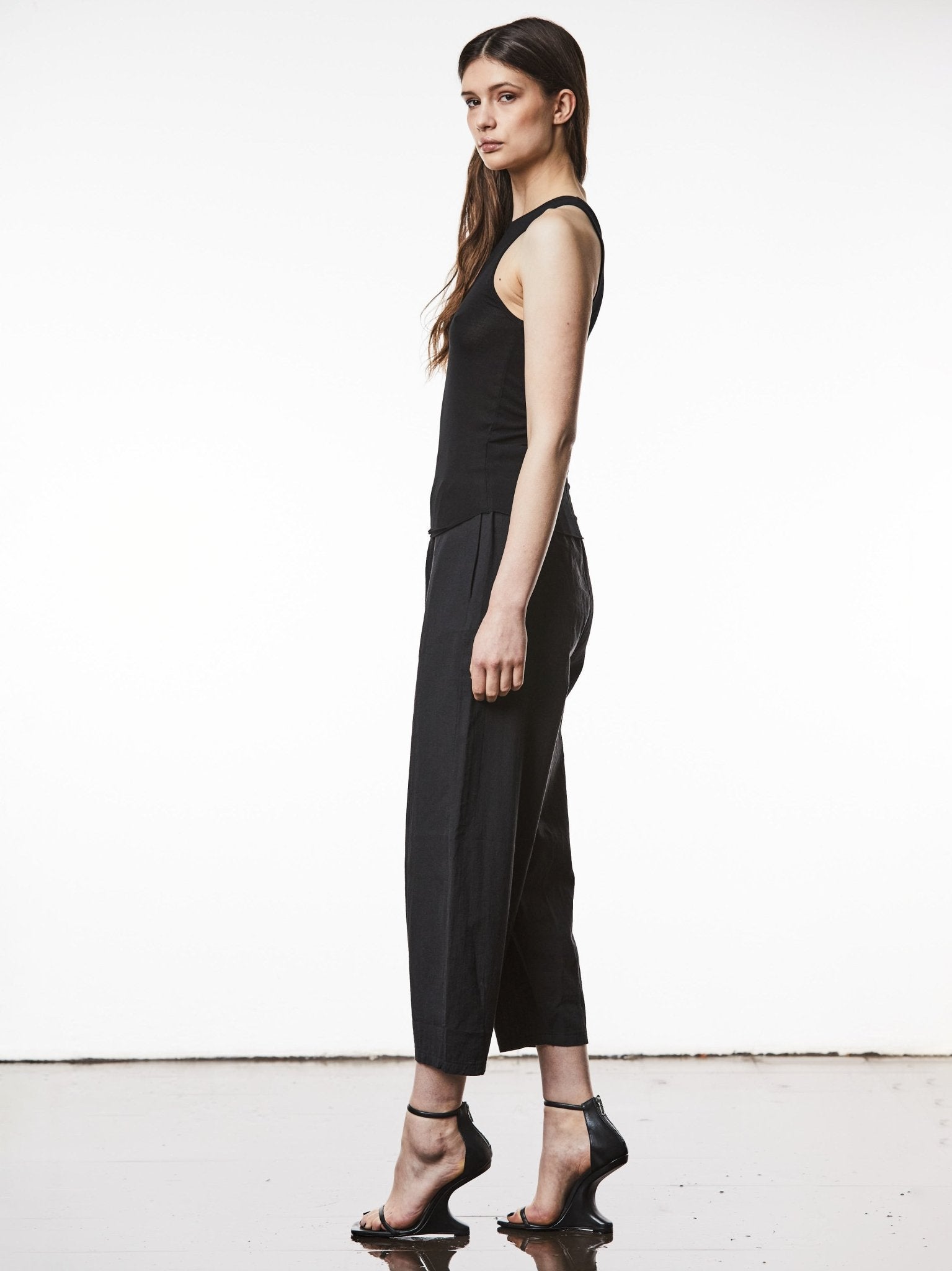 Crew Neck Tank Top - by THOM KROM