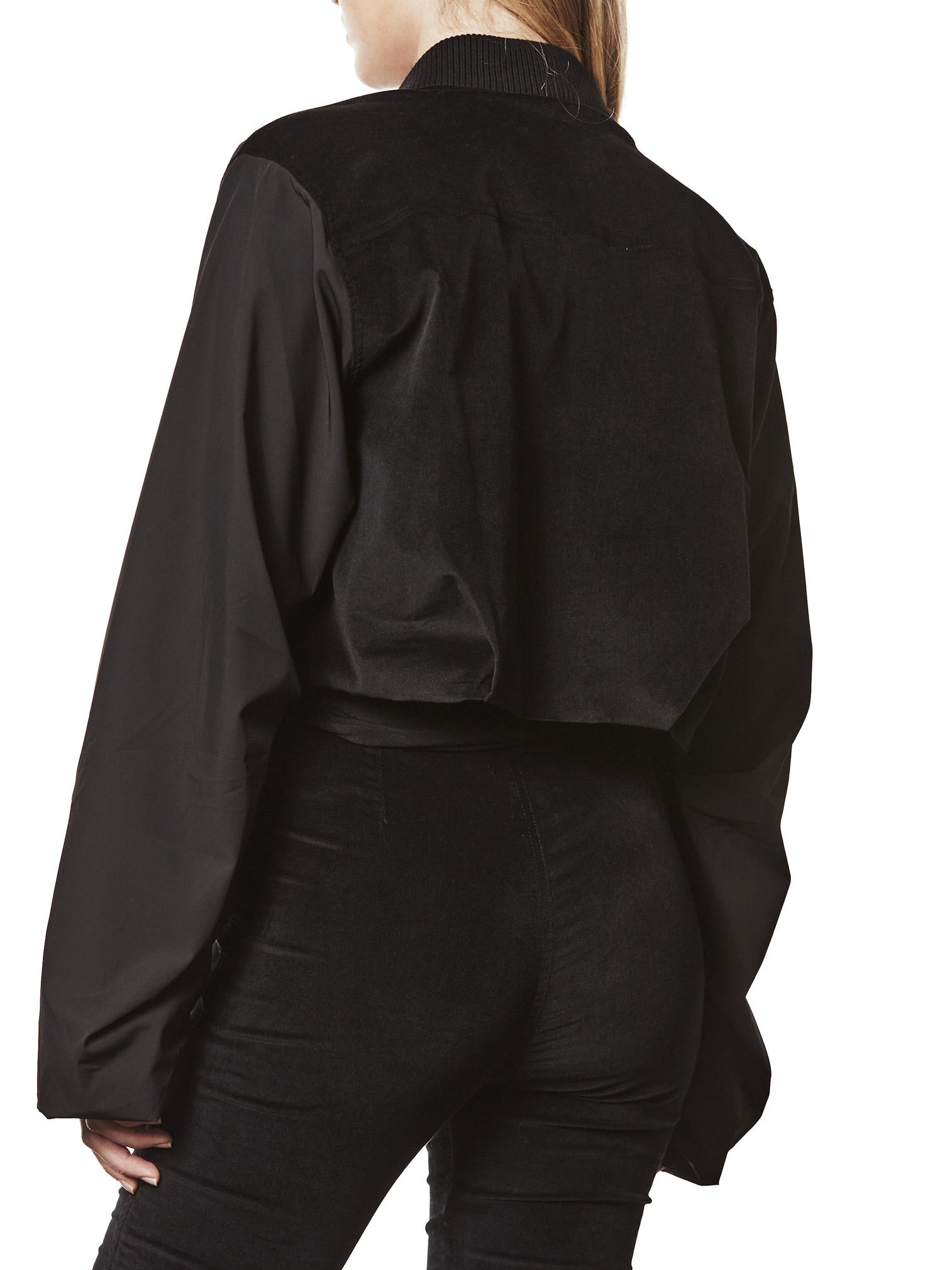 Cropped Bomber Jacket - by THOM KROM