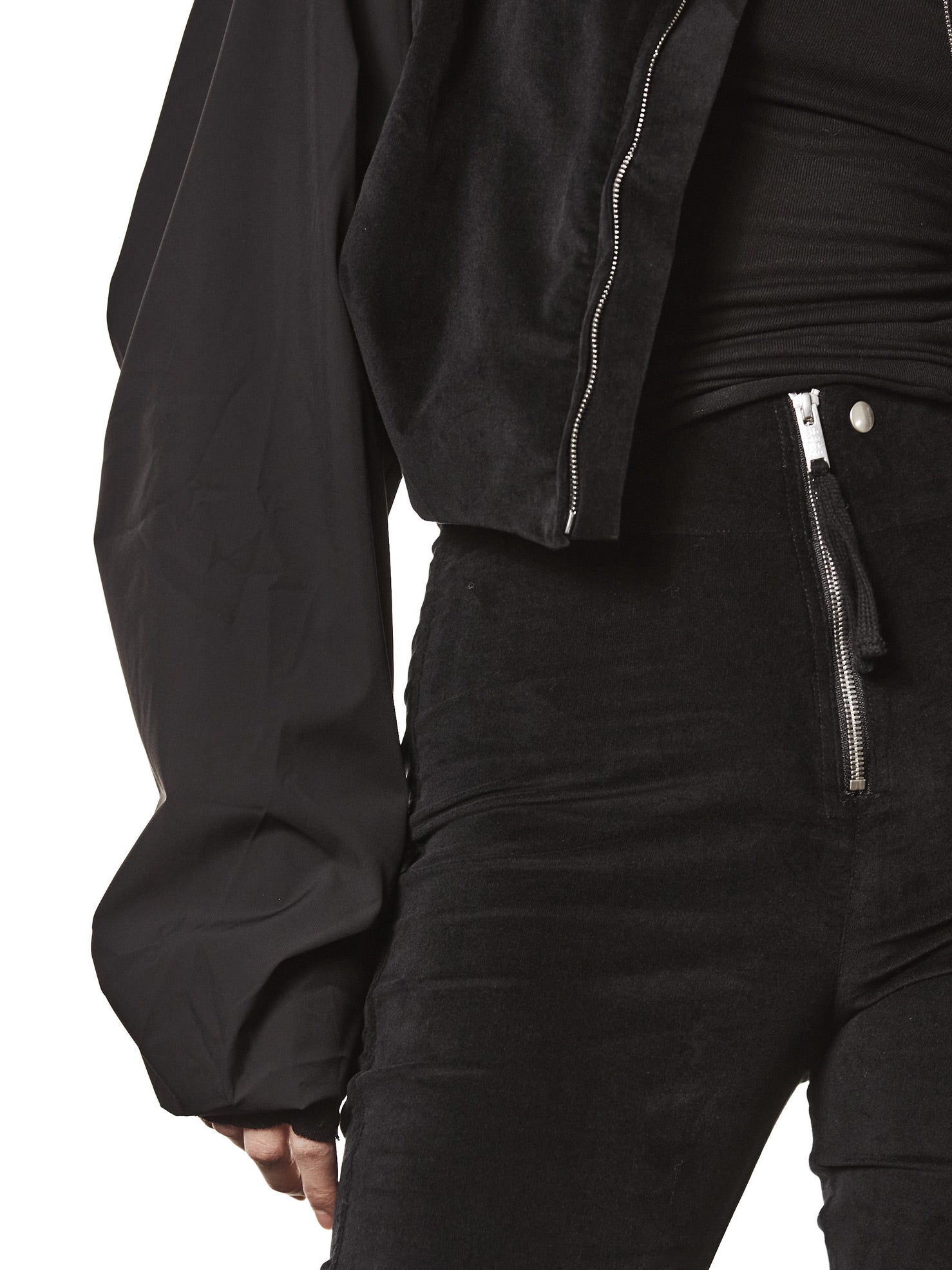 Cropped Bomber Jacket - by THOM KROM