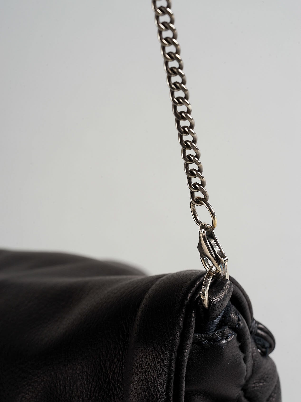 Crossbody Bag with Silver Leaf Detail - by DANIELE BASTA