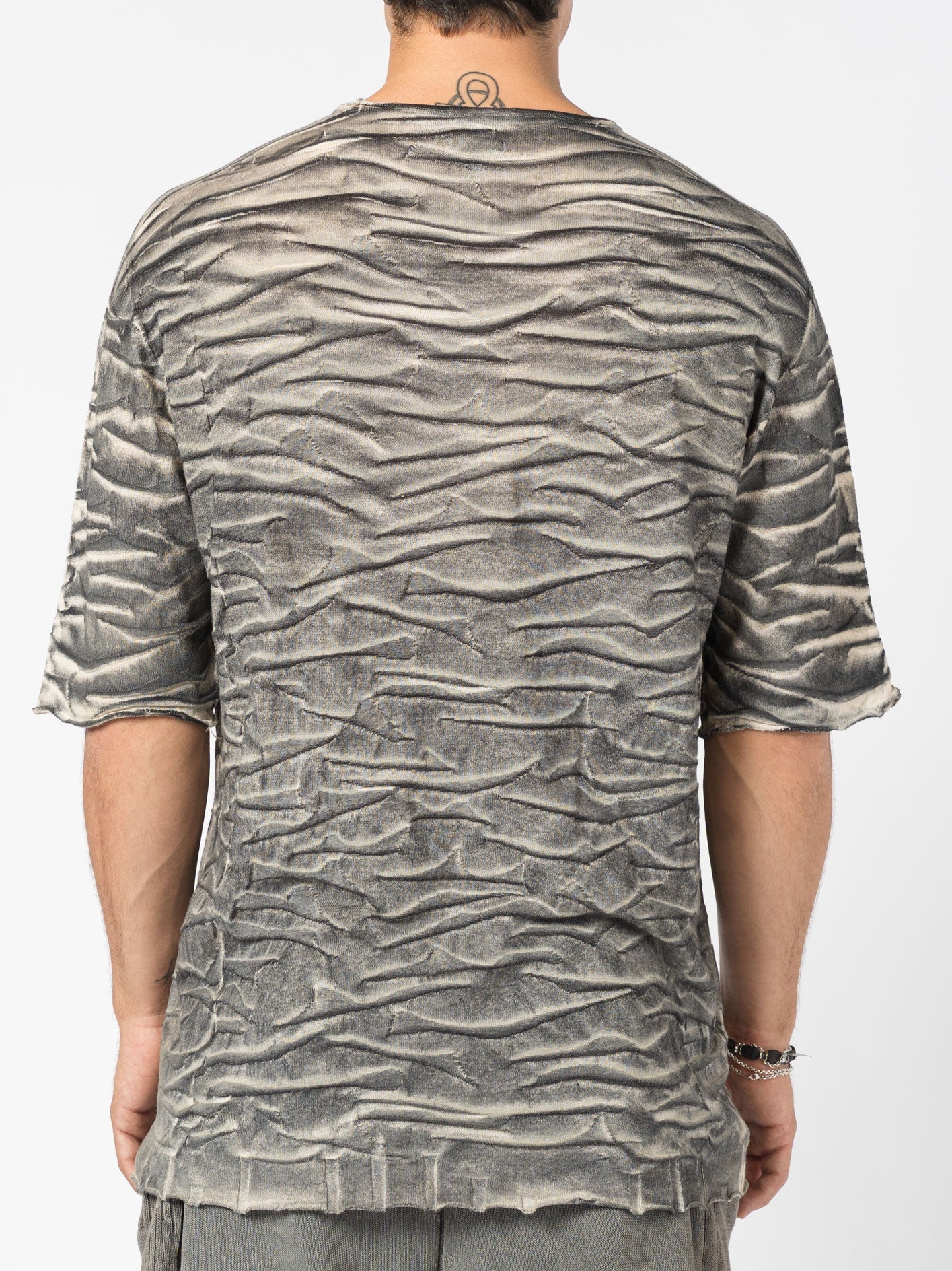Crushed Texture Tee - by MD75