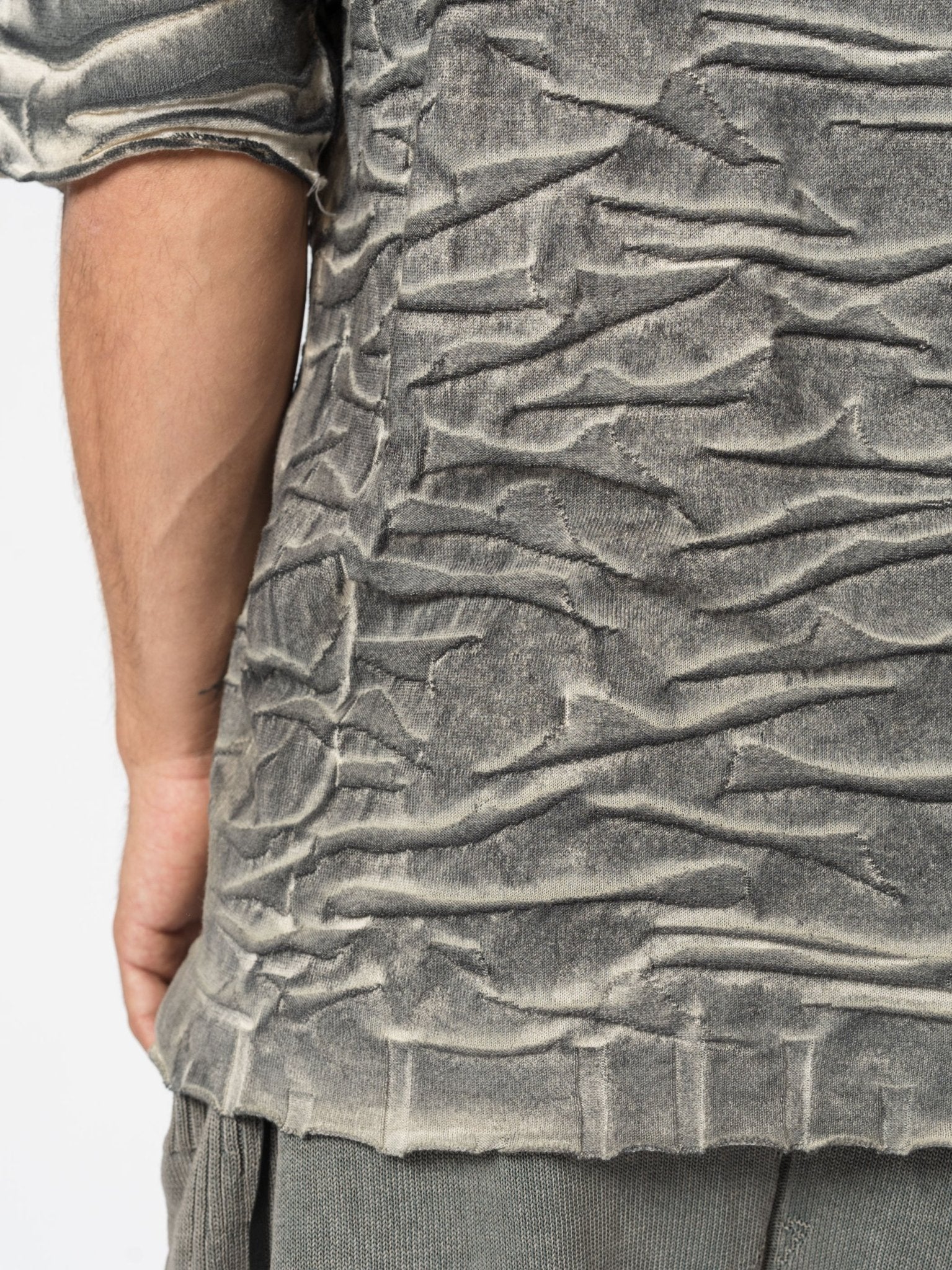 Crushed Texture Tee - by MD75