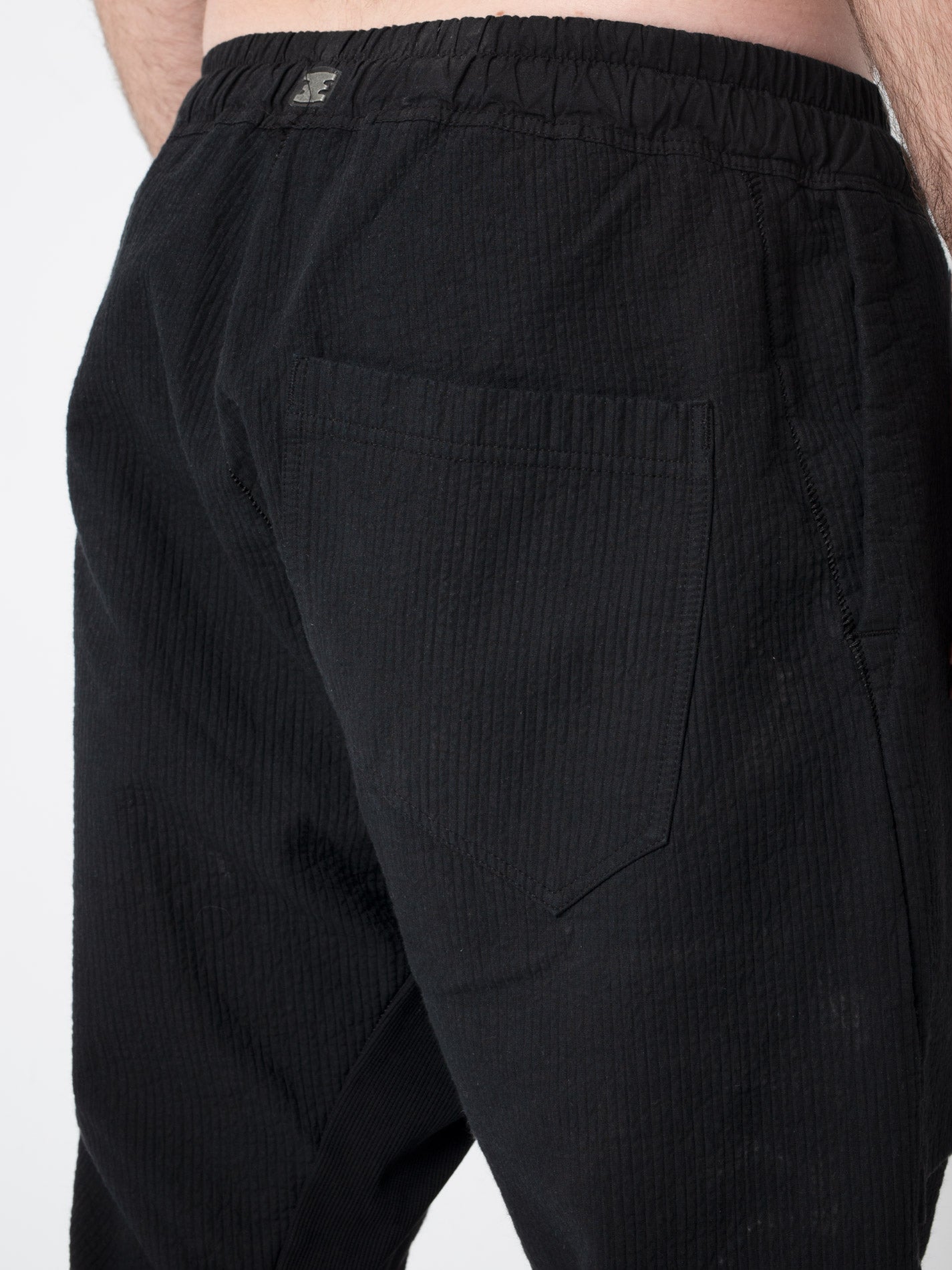 Cuffed Drop - Crotch Pants - by ISAAC SELLAM