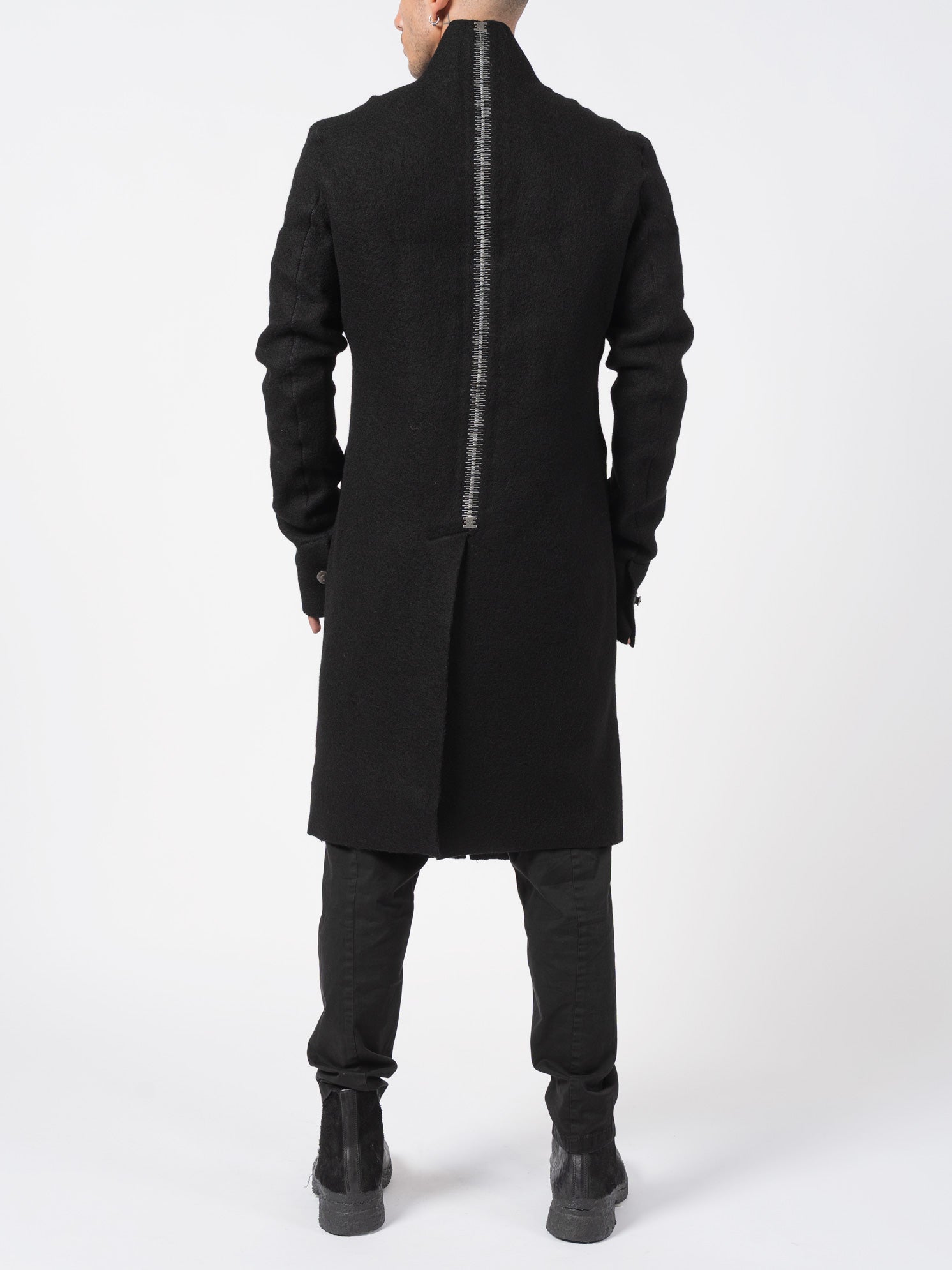 Deglingue Long Wool Coat - by ISAAC SELLAM