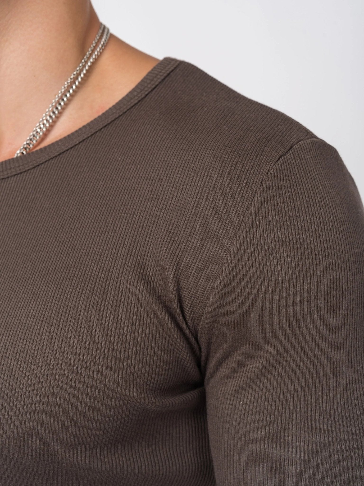 D.HYGEN Modal x Cotton Ribbed T-Shirt - by D.HYGEN