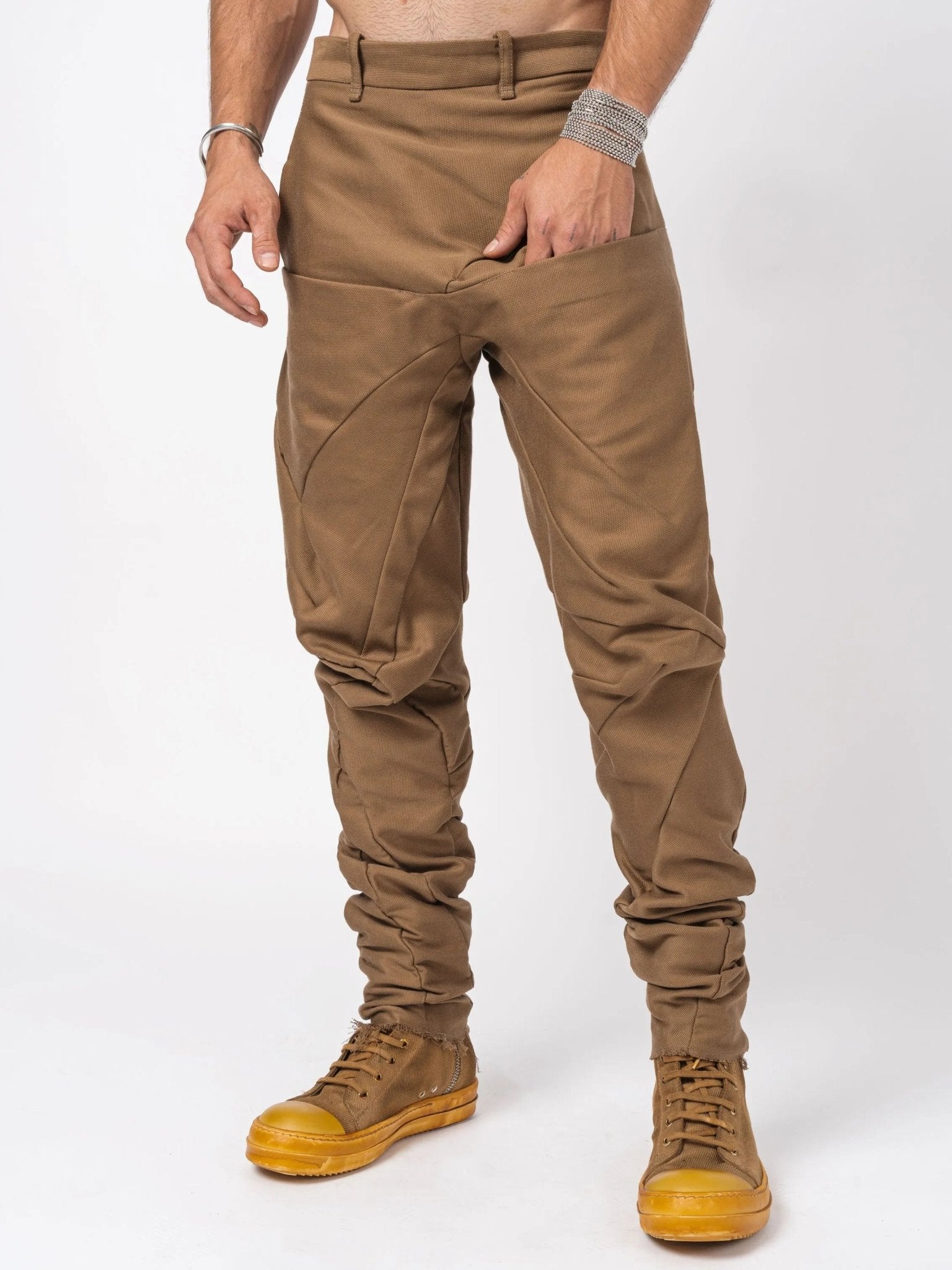 DIS - M - 5PLP DISTORTION 5 POCKET LONG PANTS - by LEON EMANUEL BLANCK