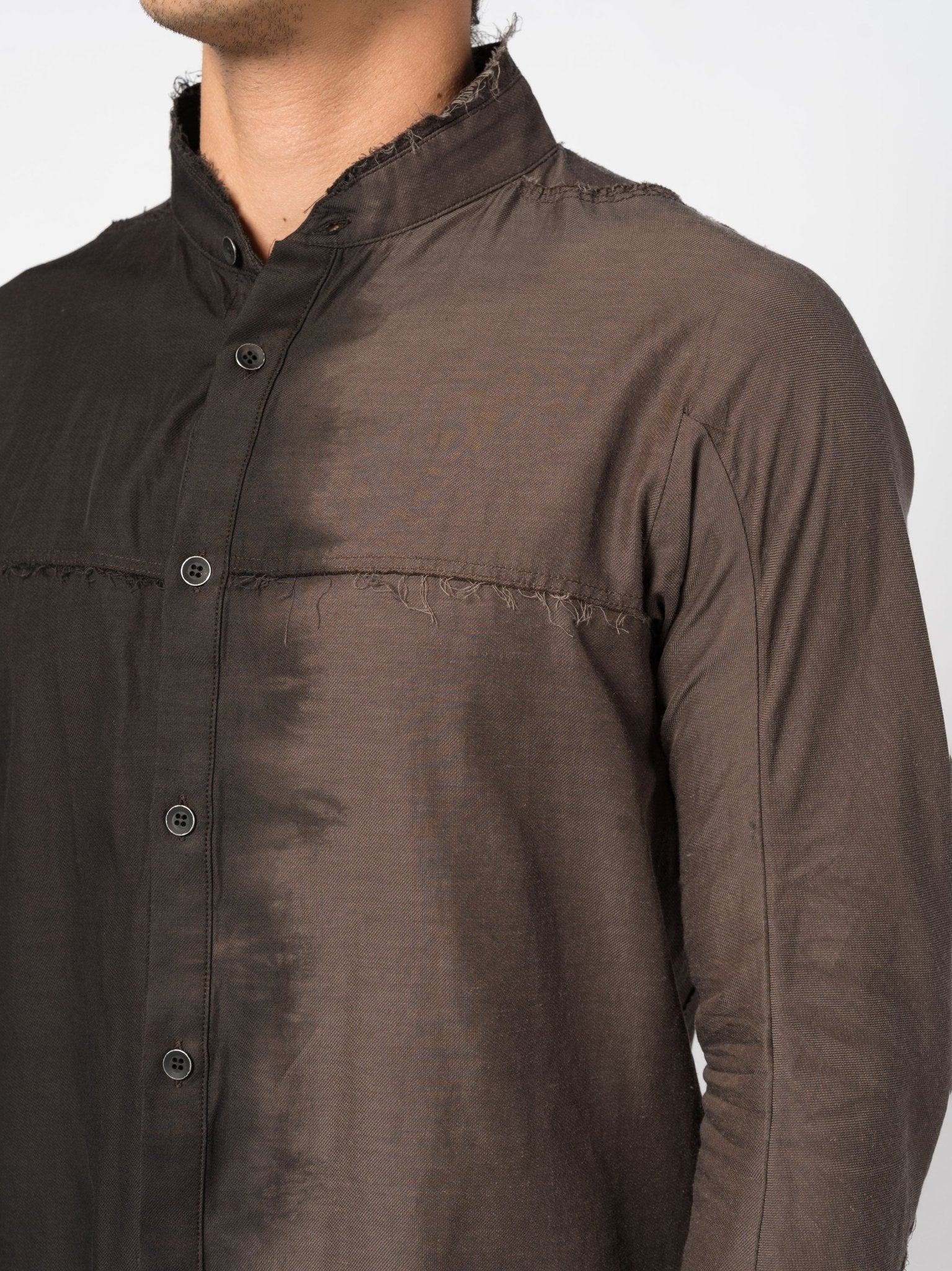 Distressed Dip - Dye Shirt - by D.HYGEN