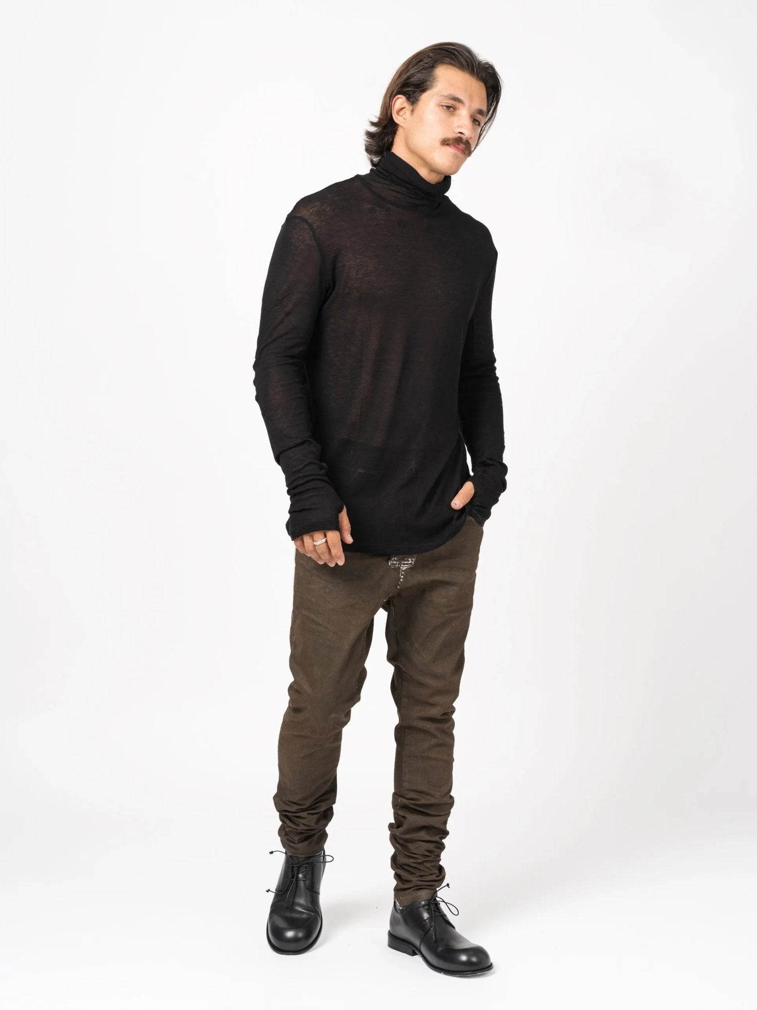 Distressed Slim Fit Pants - by NOSTRA SANTISSIMA