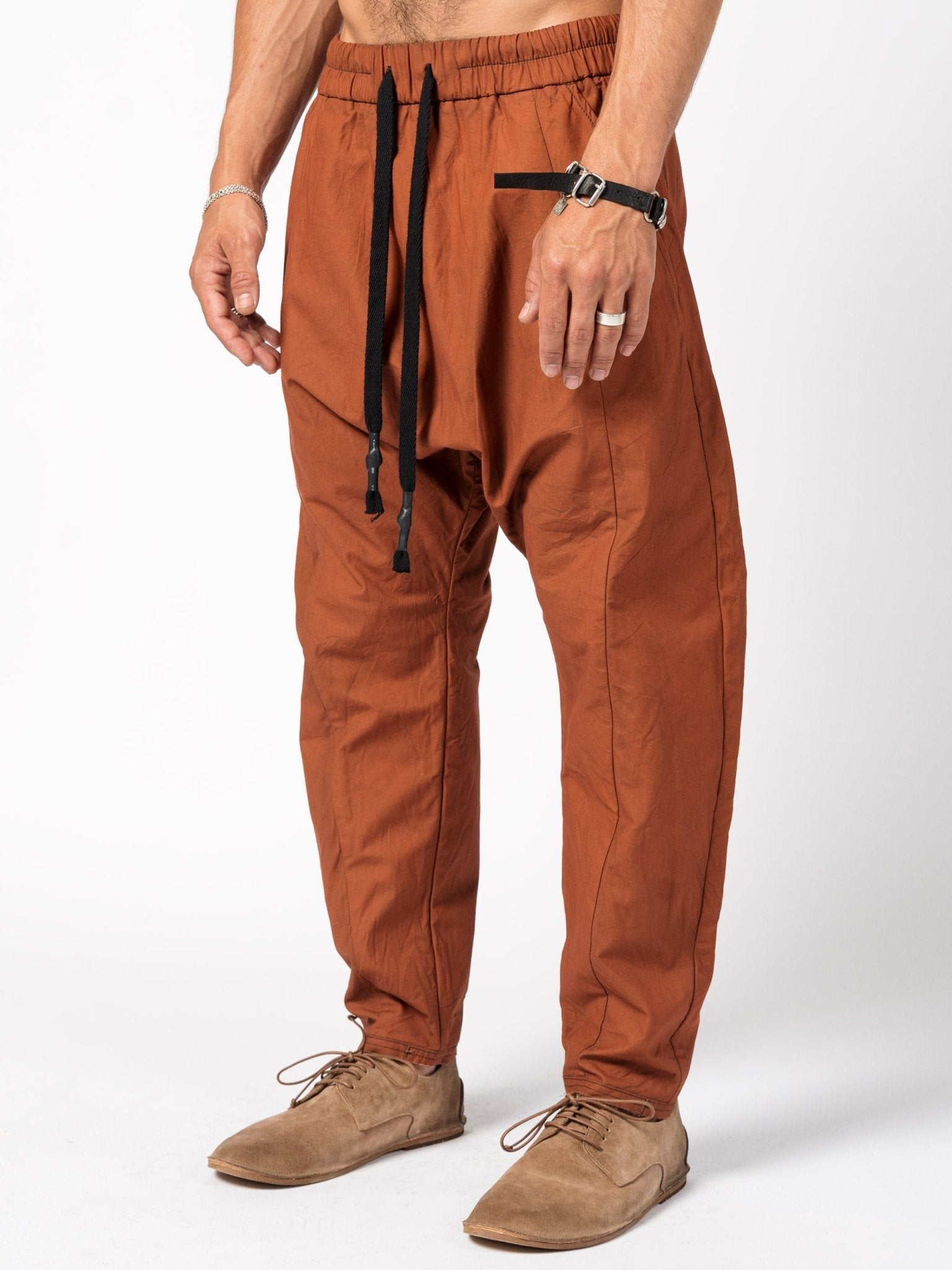 Drop - Crotch Cotton Pants - by 139DEC