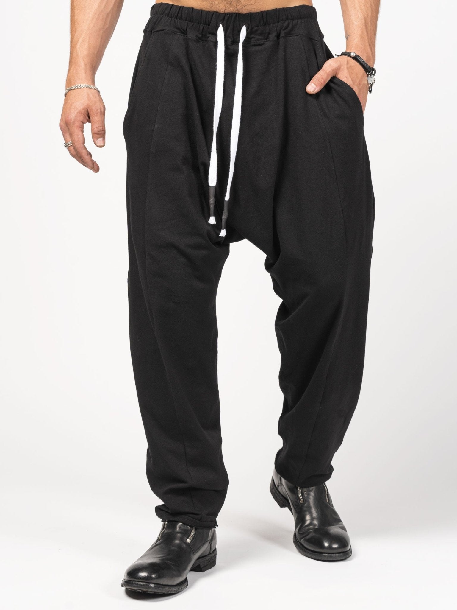 Drop - Crotch Cotton Pants - by 139DEC