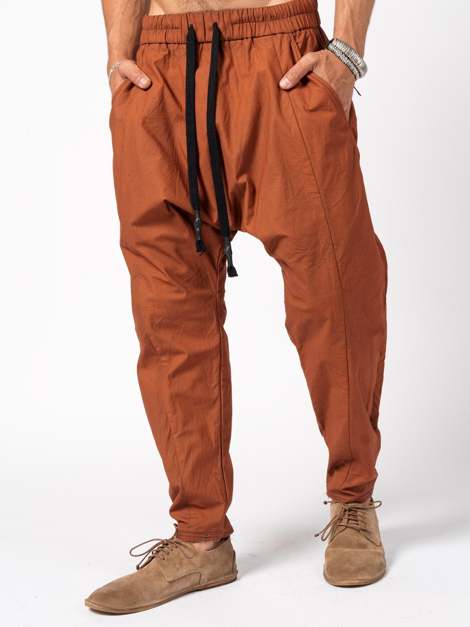 Drop - Crotch Cotton Pants - by 139DEC