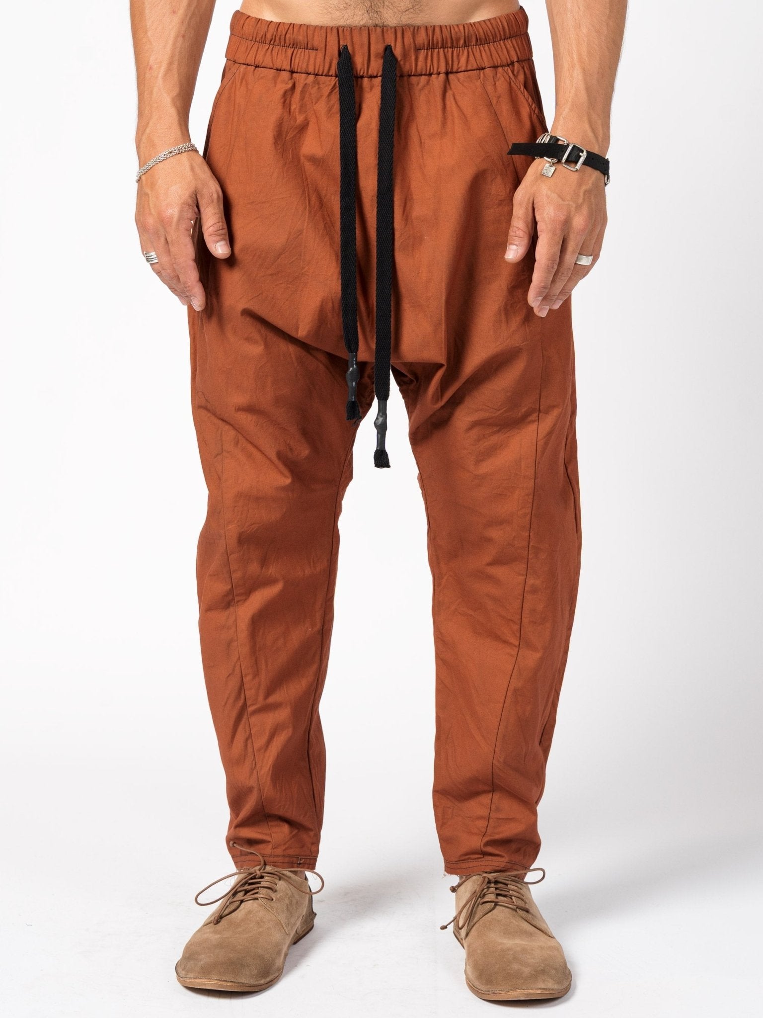 Drop - Crotch Cotton Pants - by 139DEC