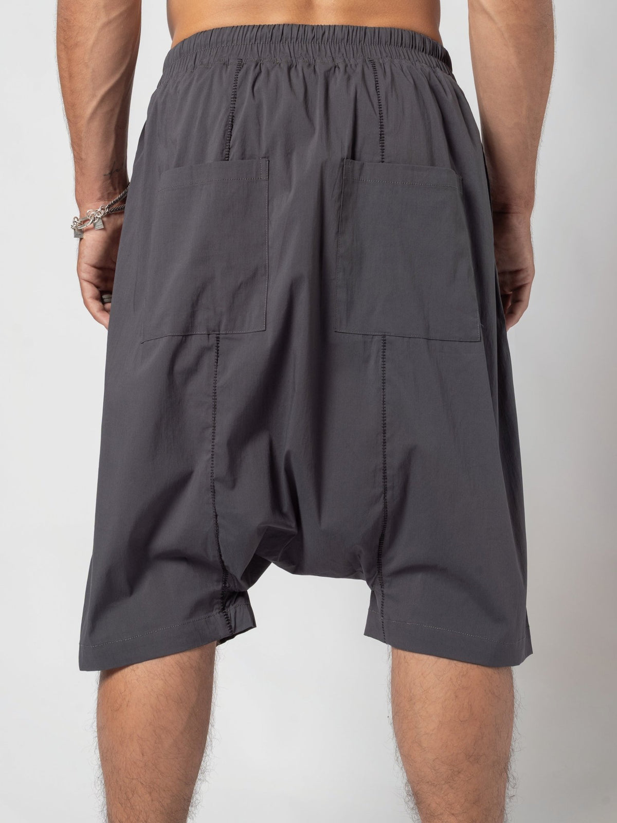 Drop-Crotch Cotton Shorts - by AITO