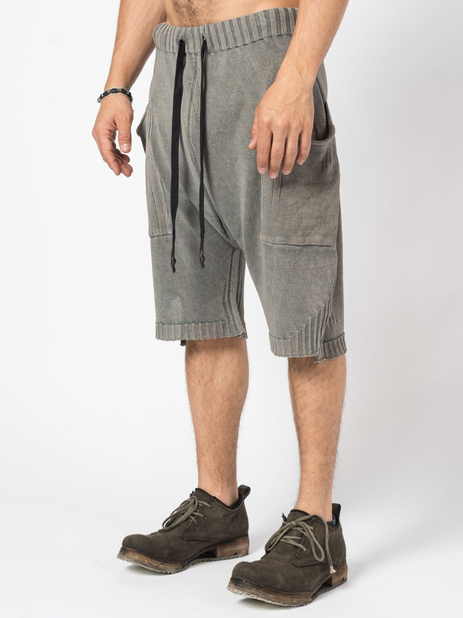 Drop - Crotch Knit Shorts - by MD75