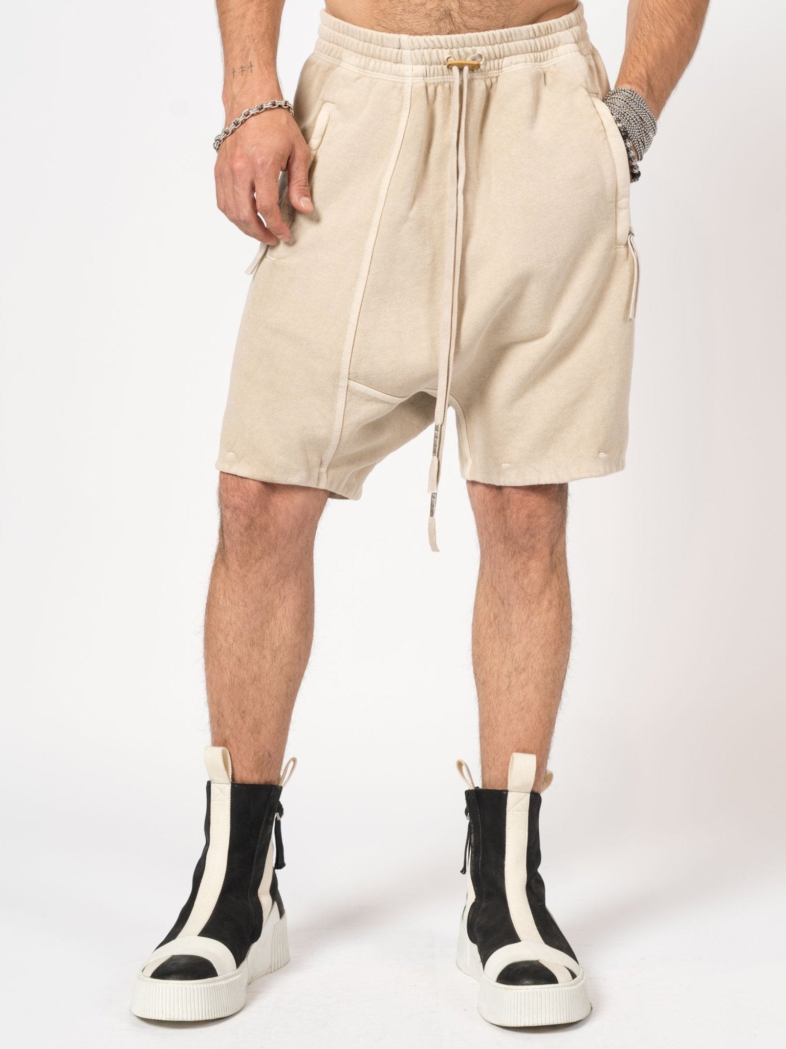 Dropped - Crotch Fleece Shorts - by BORIS BIDJAN SABERI