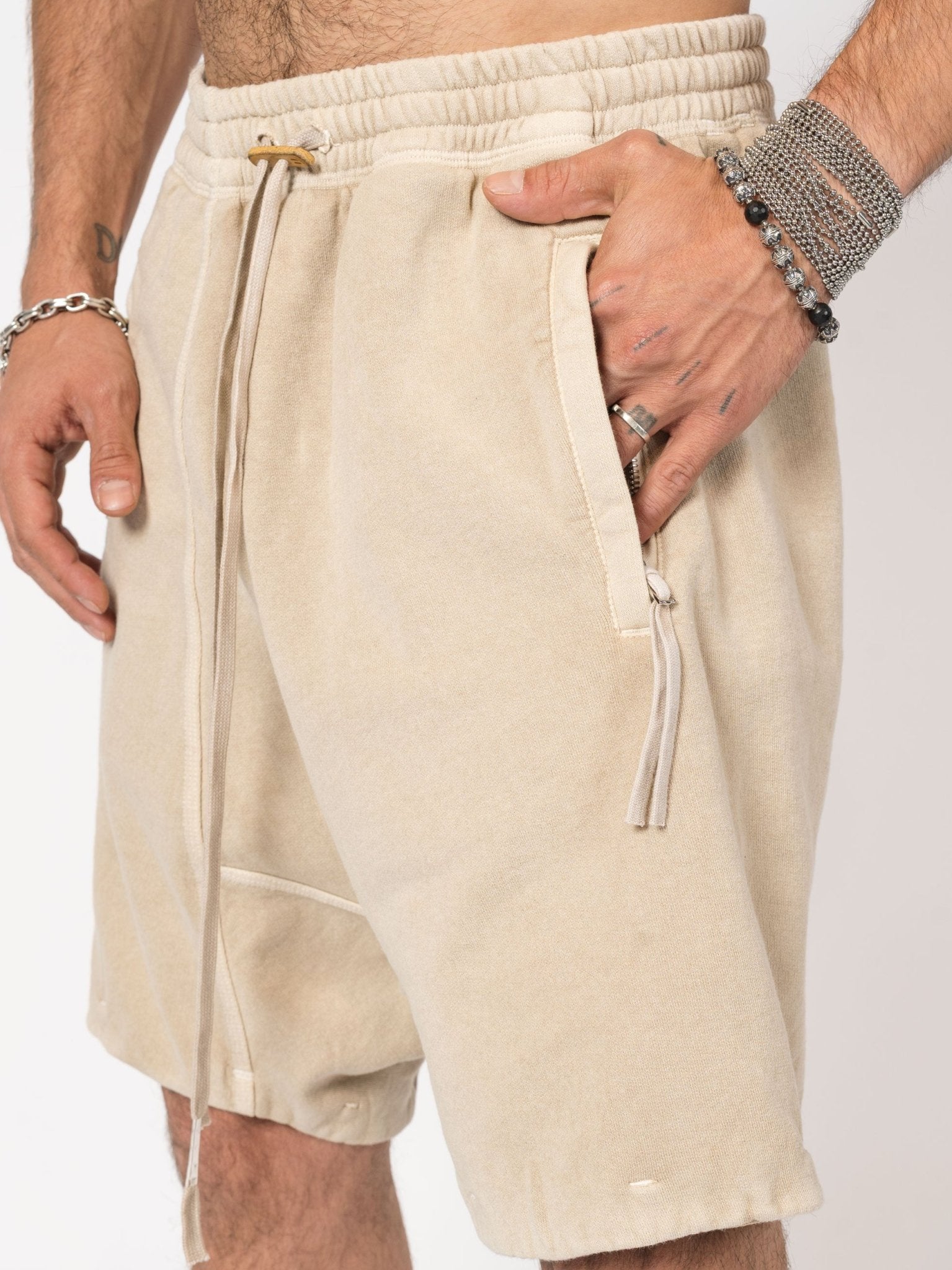 Dropped - Crotch Fleece Shorts - by BORIS BIDJAN SABERI