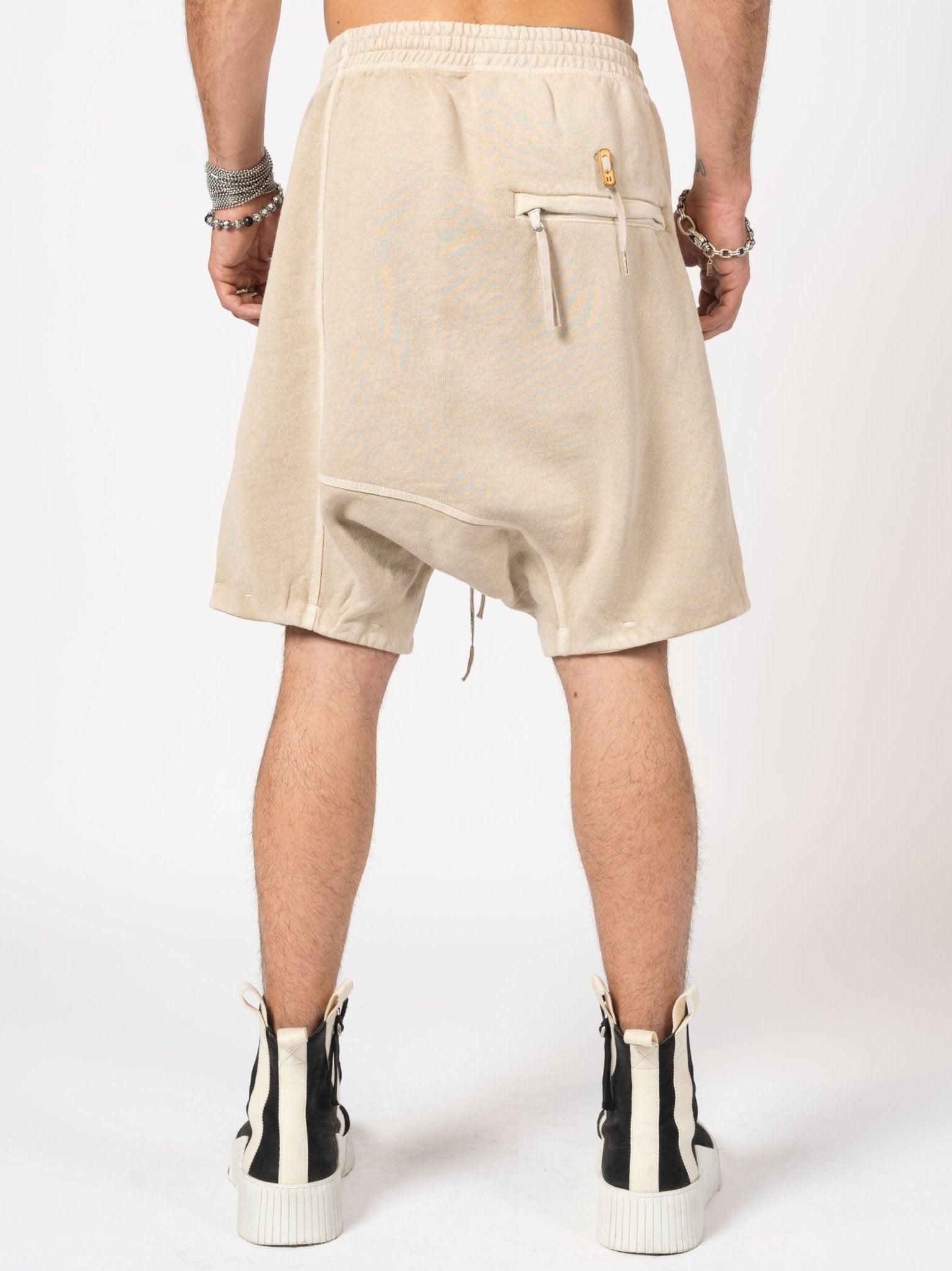 Dropped - Crotch Fleece Shorts - by BORIS BIDJAN SABERI
