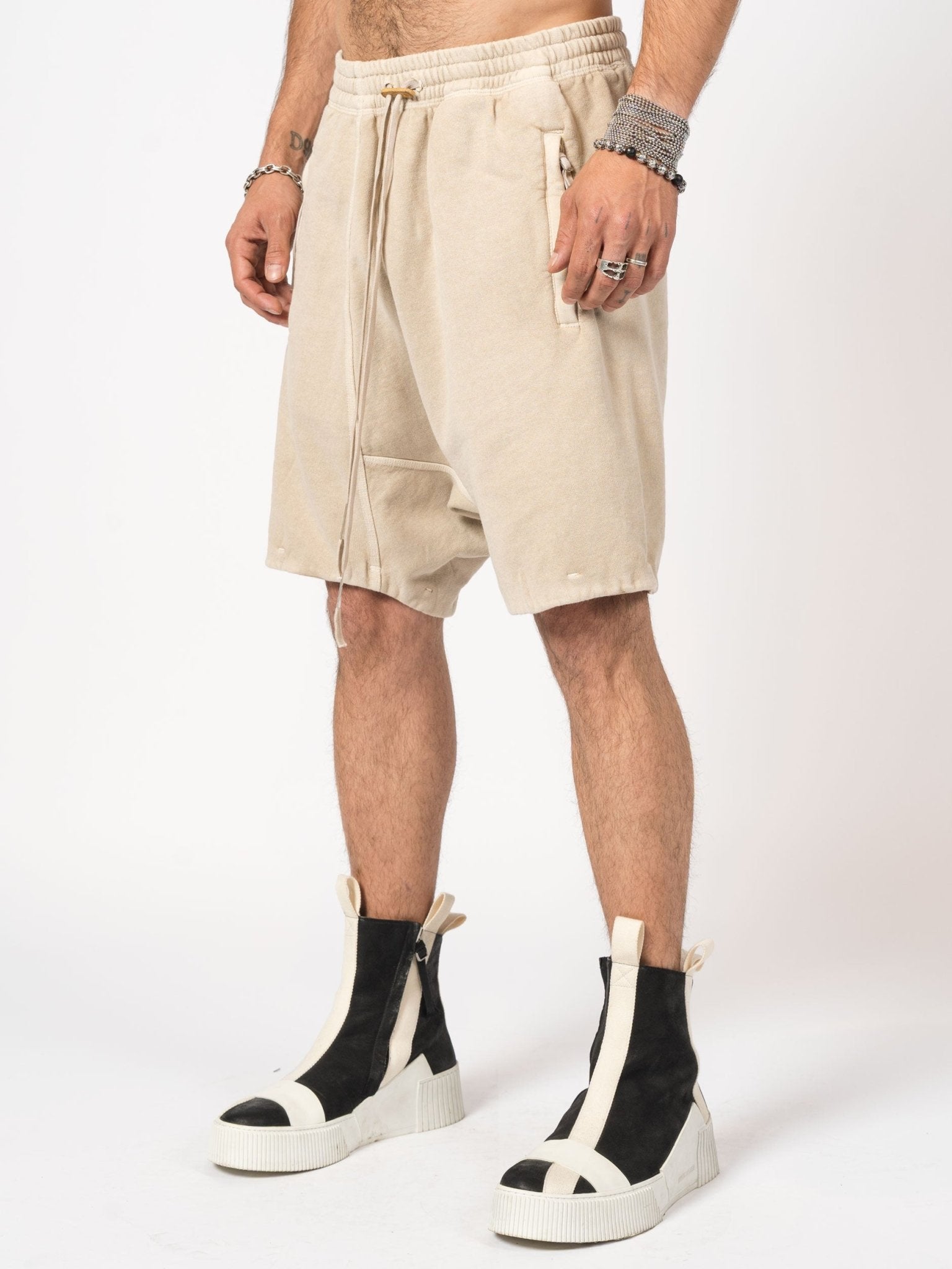 Dropped - Crotch Fleece Shorts - by BORIS BIDJAN SABERI