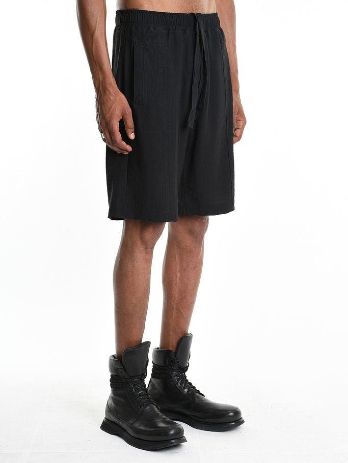 Embossed Bermuda Shorts - by LA HAINE INSIDE US