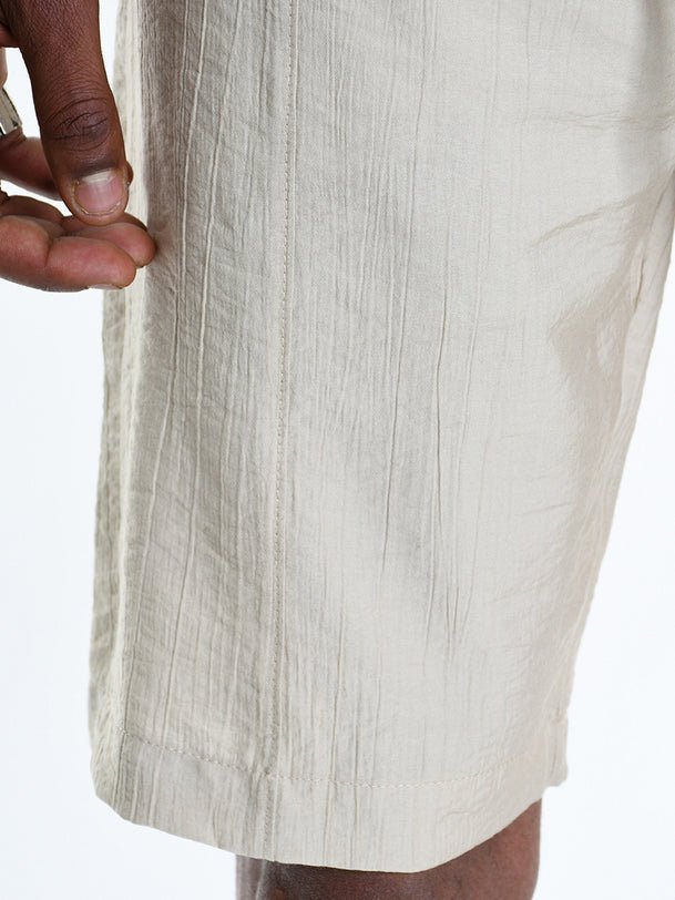 Embossed Bermuda Shorts - by LA HAINE INSIDE US