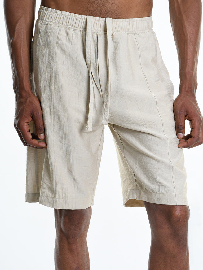 Embossed Bermuda Shorts
