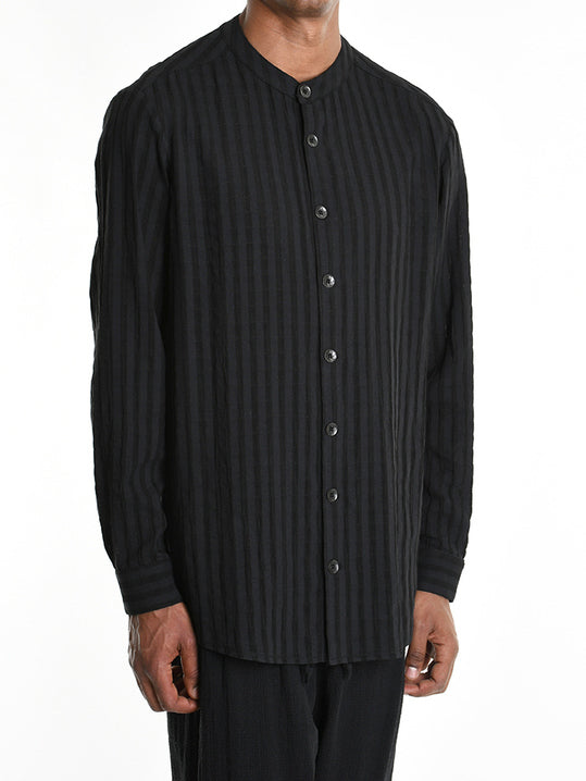 Striped Viscose Cotton Shirt