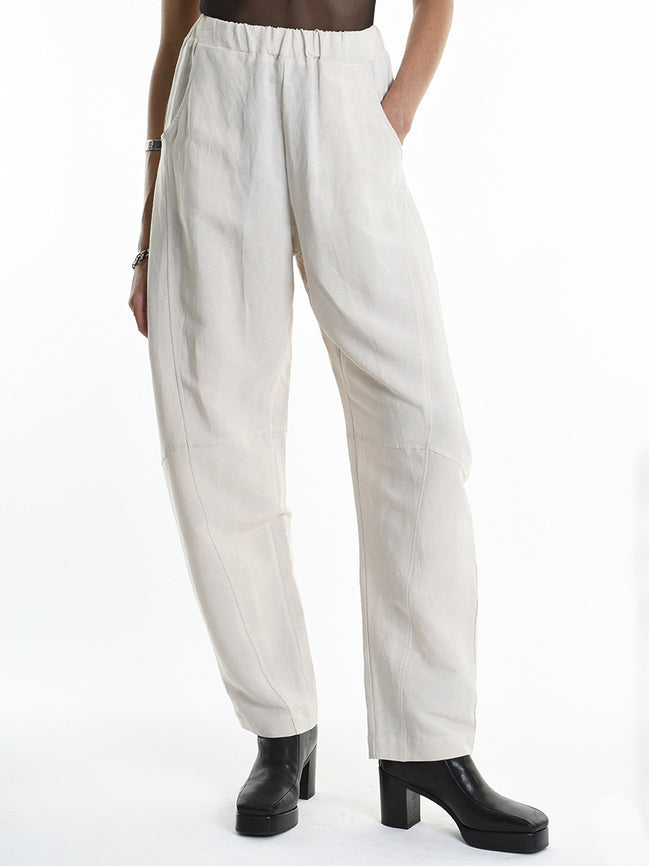 Balloon High-Waist Trousers