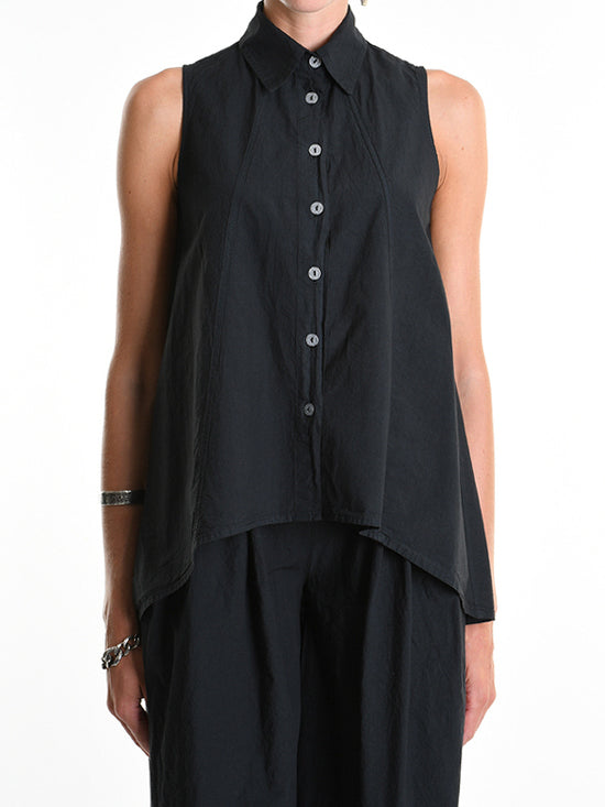 Asymmetrical Crumpled Shirt