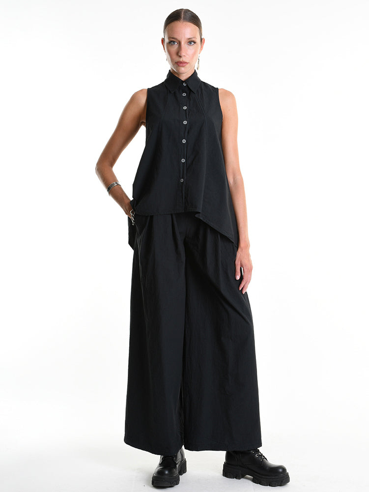 Asymmetrical Crumpled Shirt