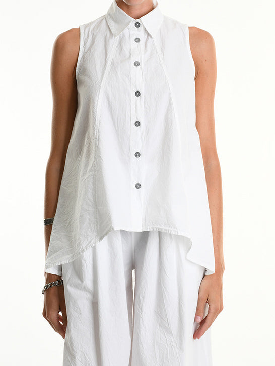 Asymmetrical Crumpled Shirt